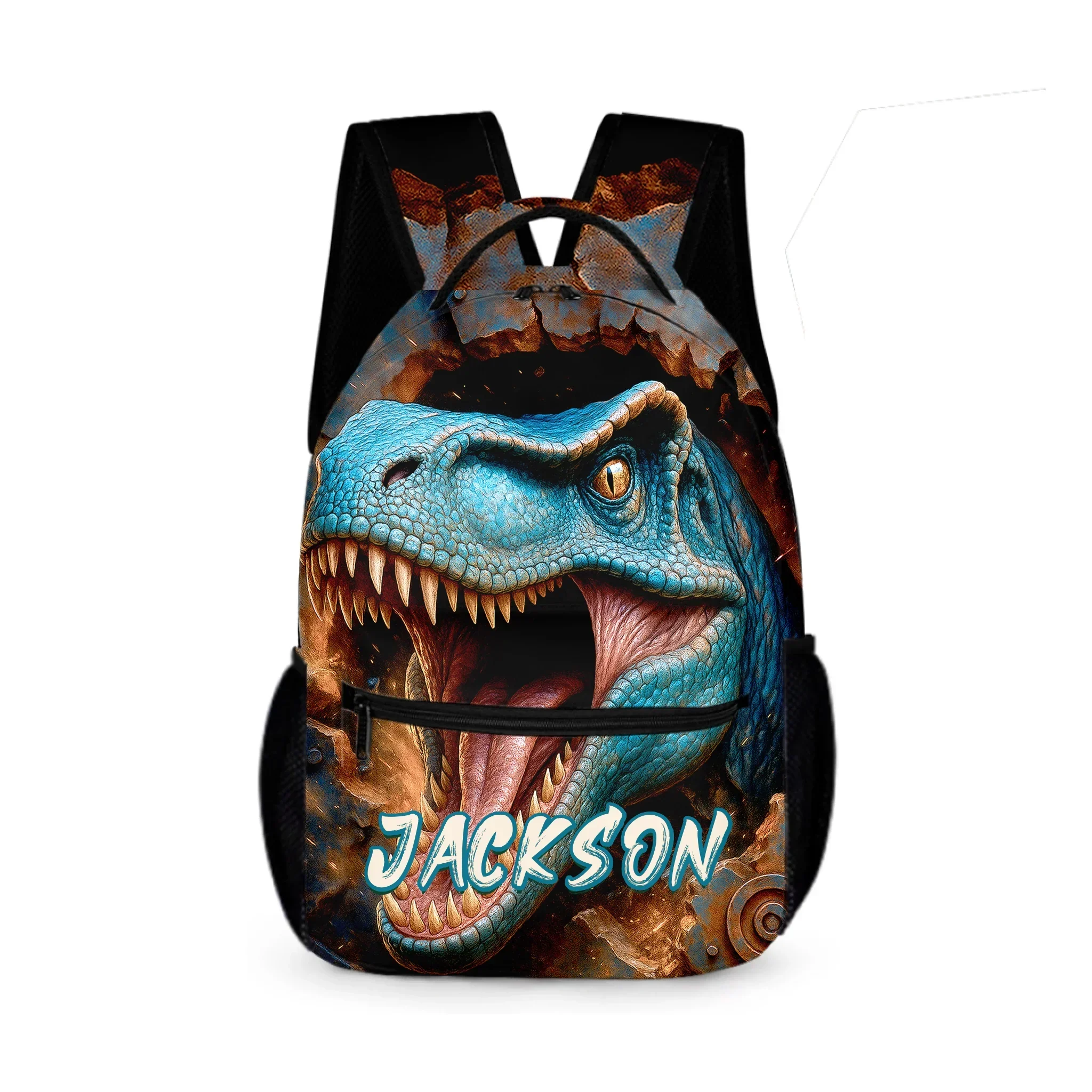 Realistic Style Large Dinosaur Custom Backpack - Gift for Back-to-School Season - Joliny