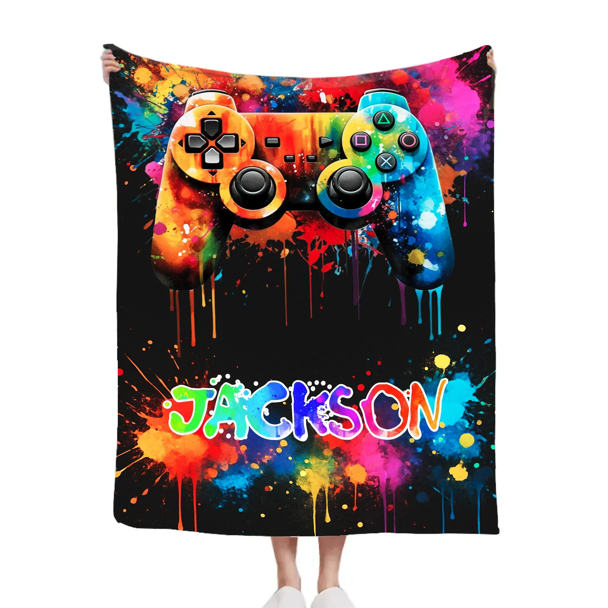 Colorful Game Controller Blanket - Gifts for Games Lovers - Joliny