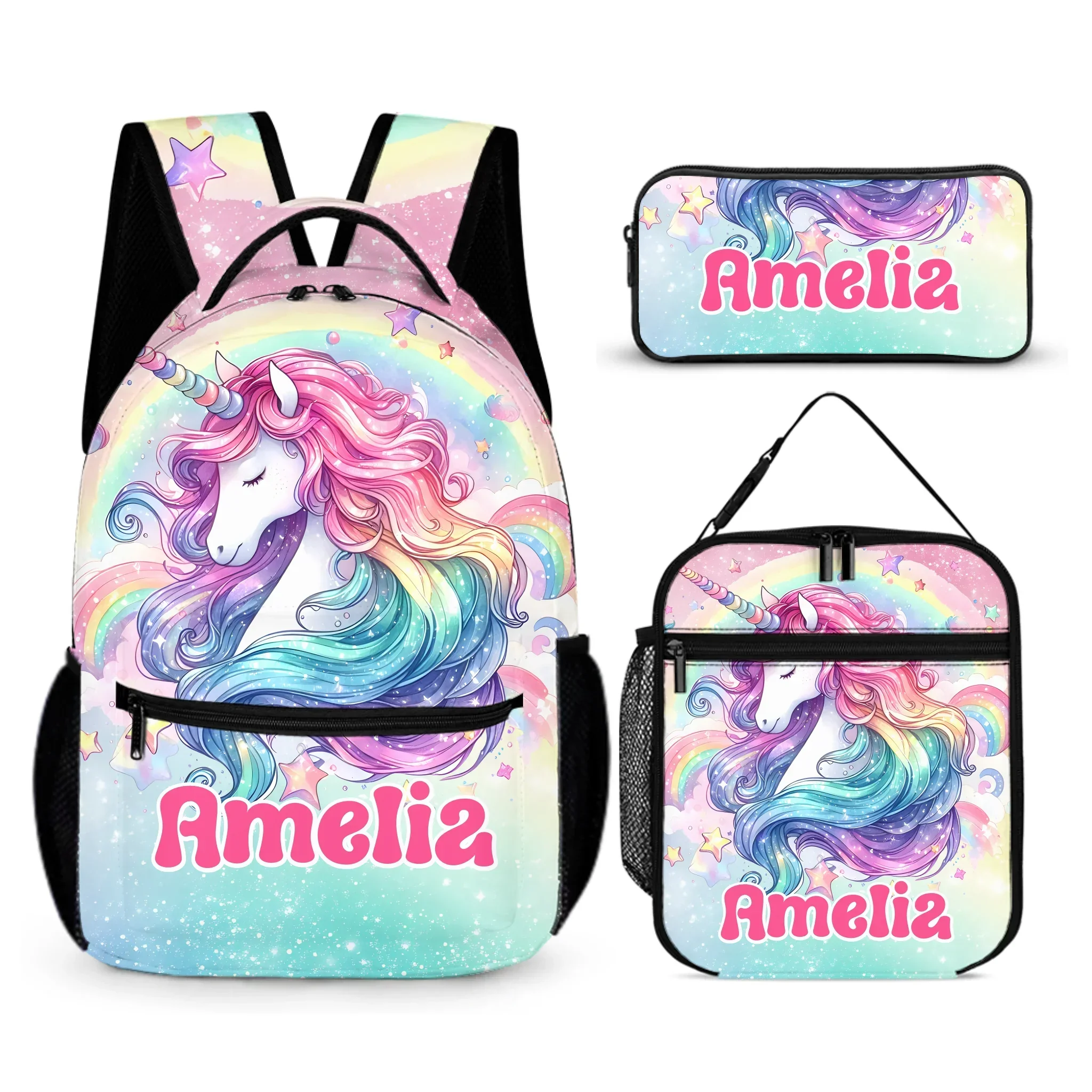Dreamy Unicorn Backpack - Personalized Backpack as School Season Gift - Joliny