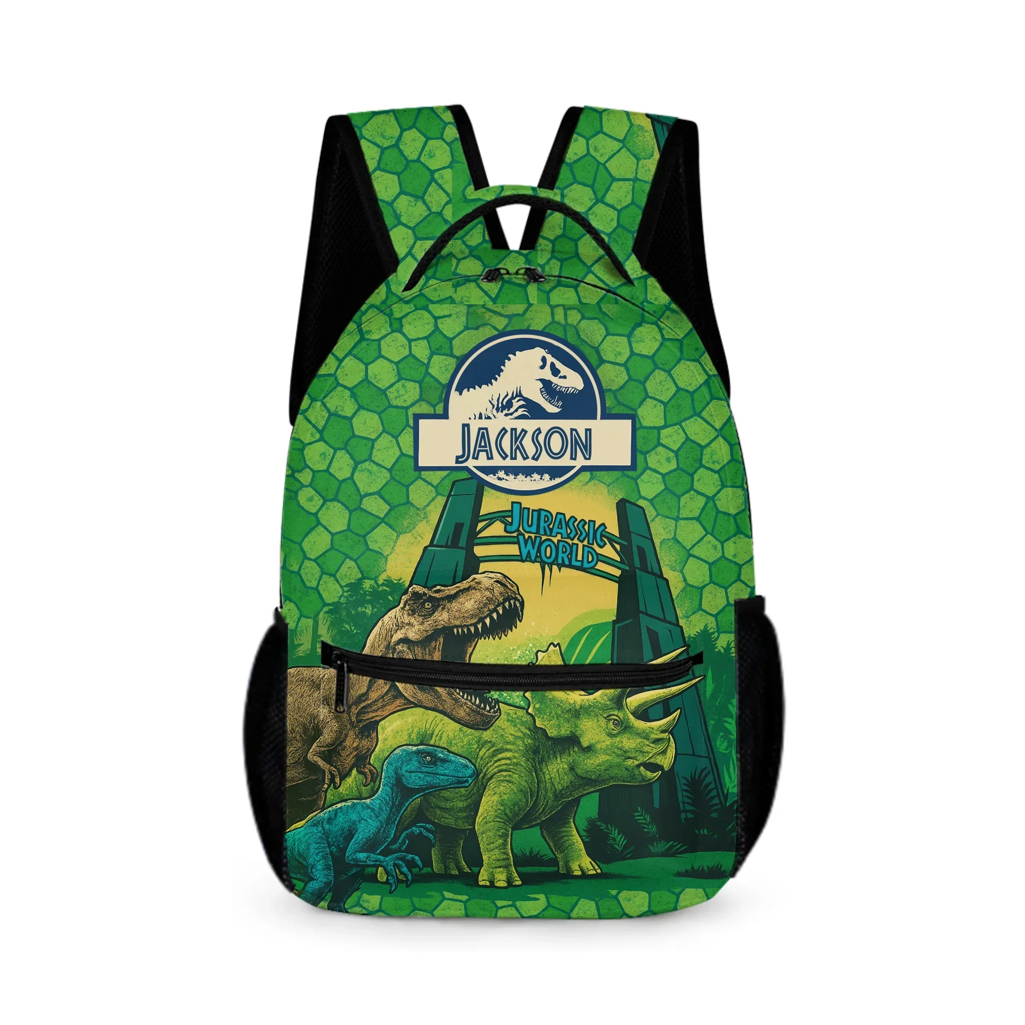 Jurassic World Name Custom Boys' Backpack - A Back-To-School Gift For Children Who Love Dinosaurs - Joliny