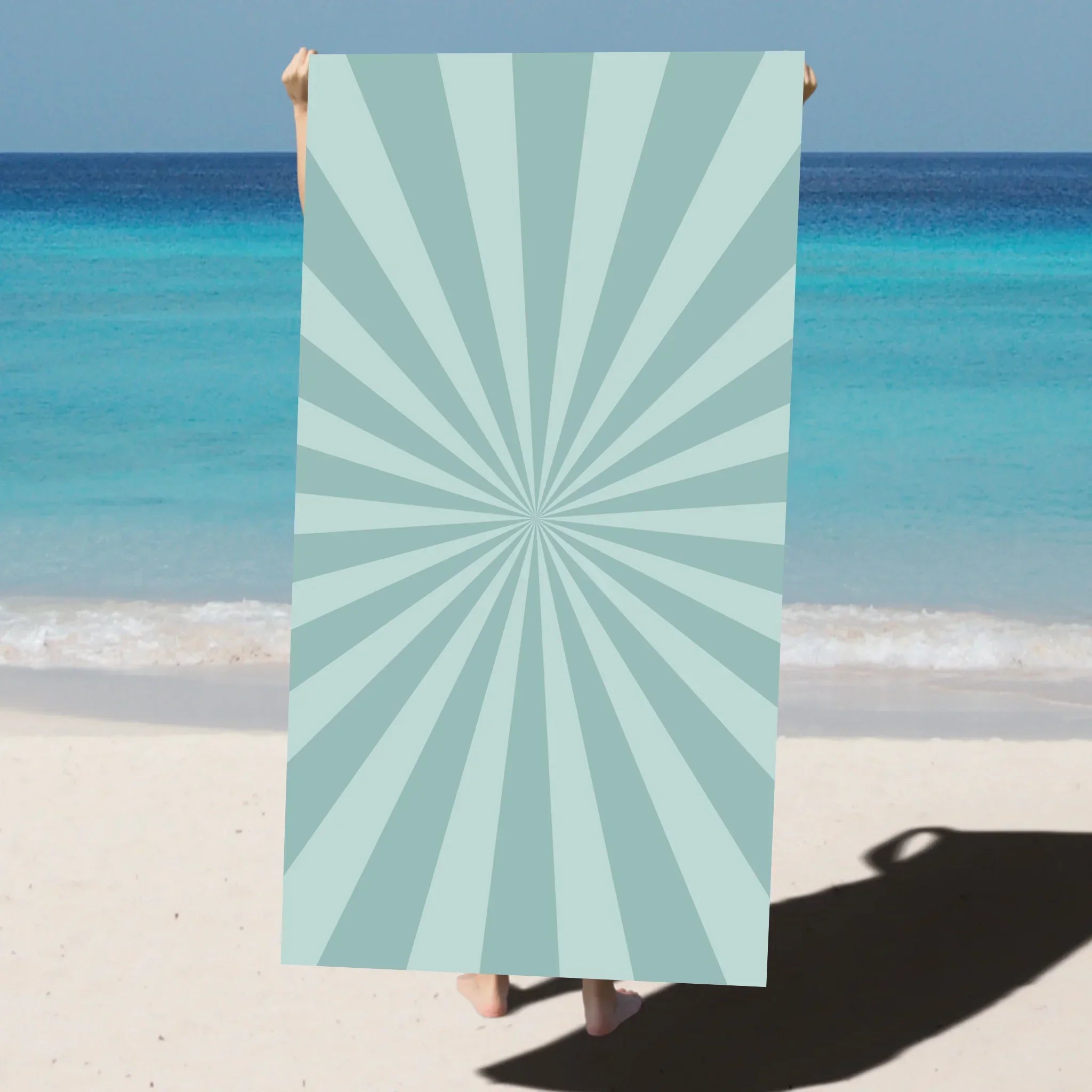 Customized Vintage Style Name Beach Towel Bath Towel Birthday Holiday Gift