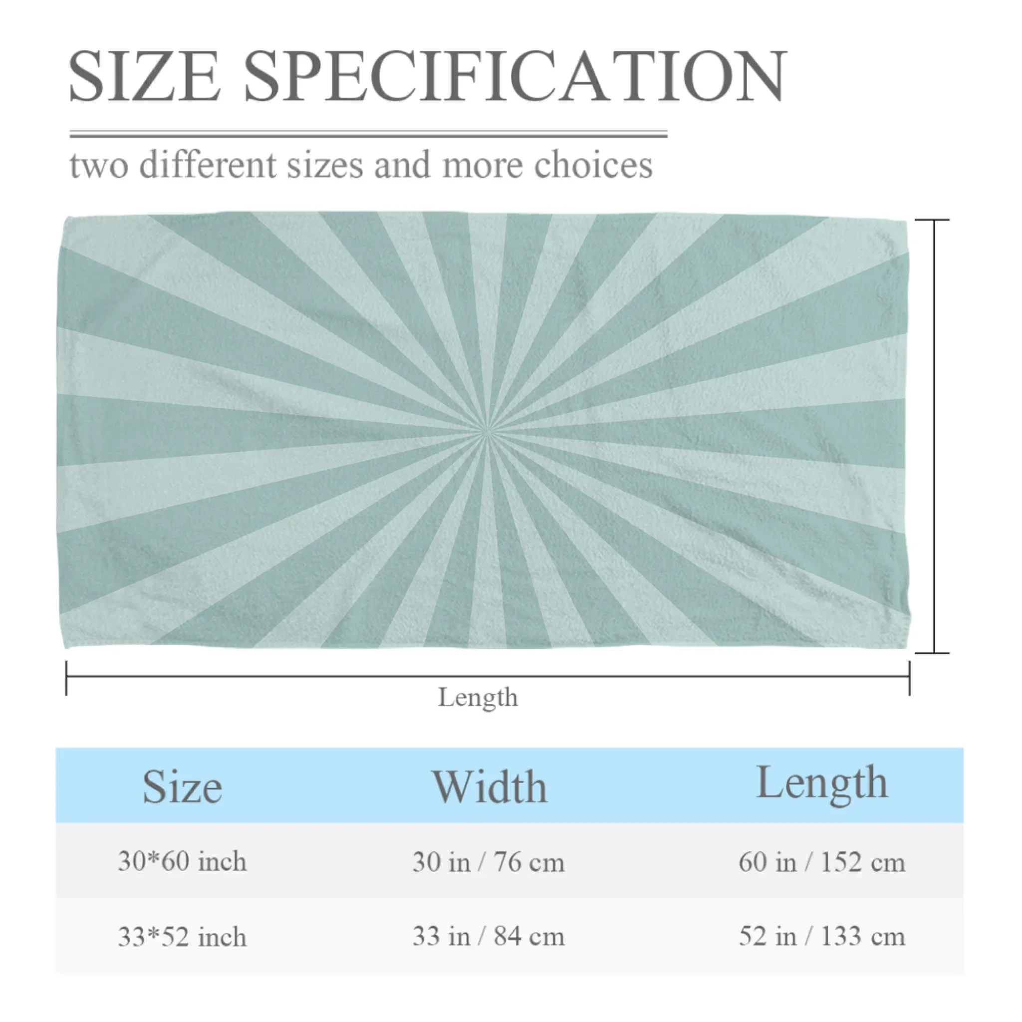 Customized Vintage Style Name Beach Towel Bath Towel Birthday Holiday Gift