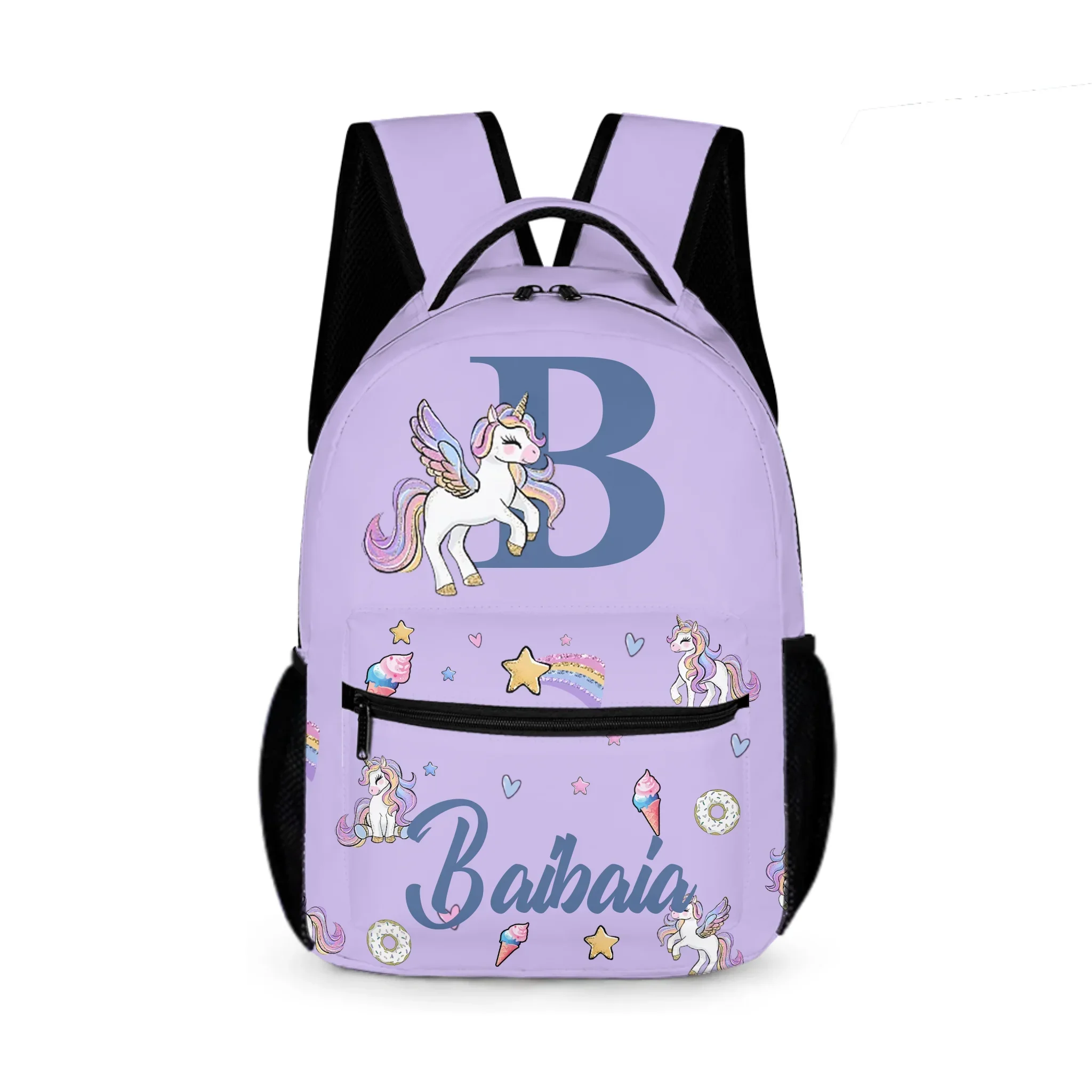 Personalized Customized Name Customized Initials - Girls Unicorn Backpack - Unique Opening Season Gift for Kids - Joliny