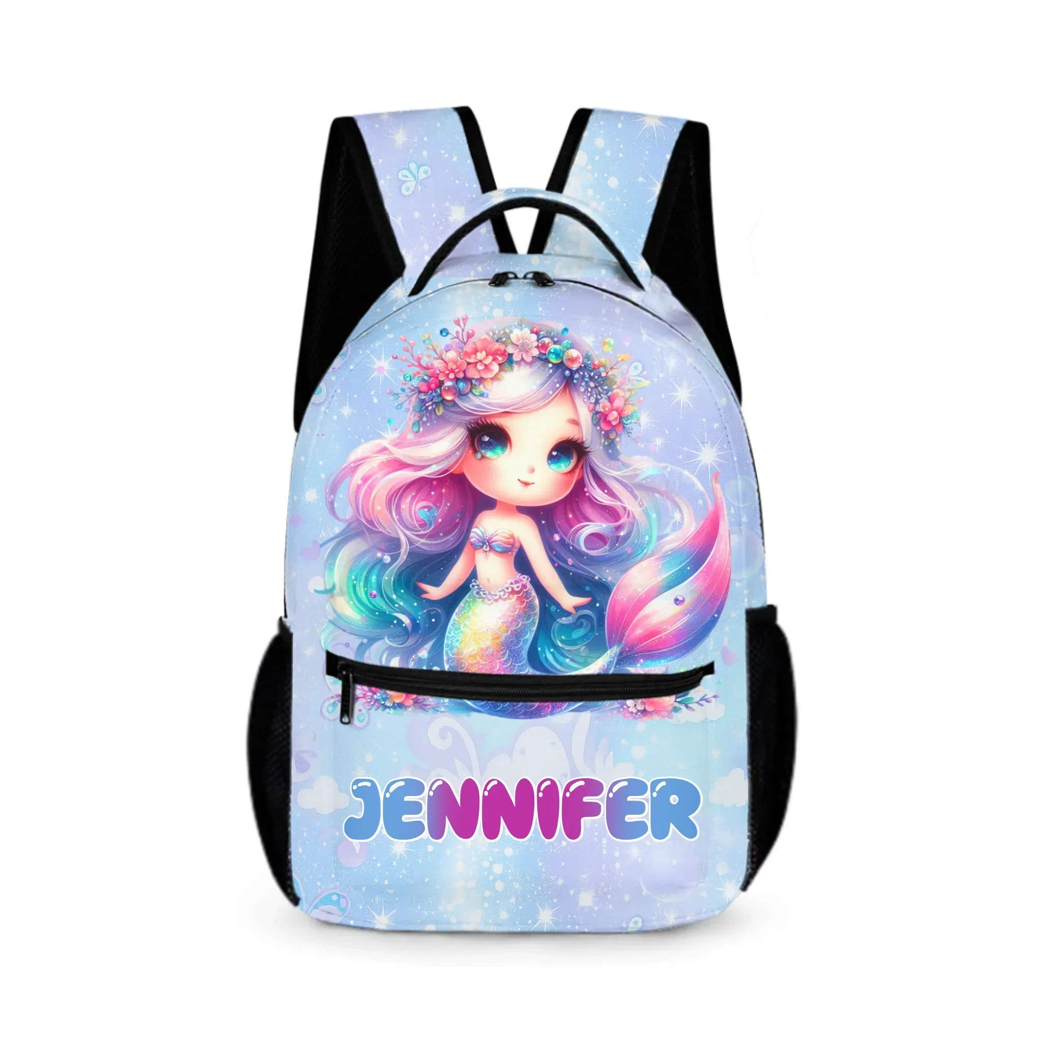 Mermaid Backpack - Personalized School Backpack with Name - Girls Gifts - Joliny