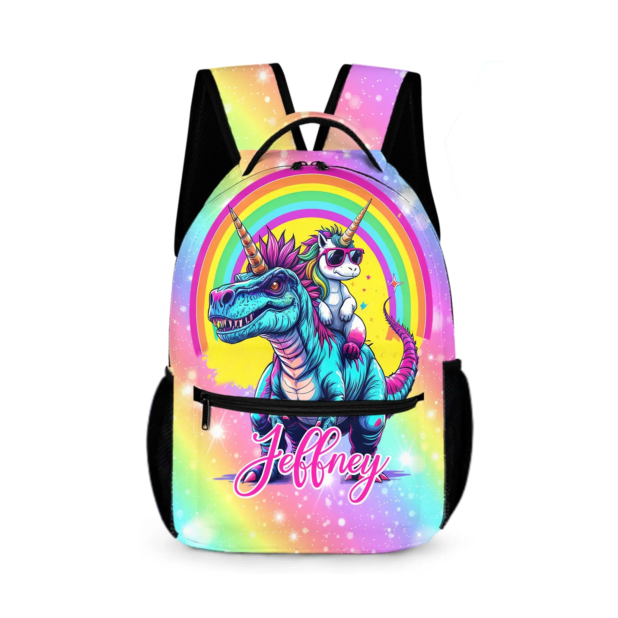 Dinosaur Unicorn Backpack - Personalized Name Backpack - School Season Gift - Joliny