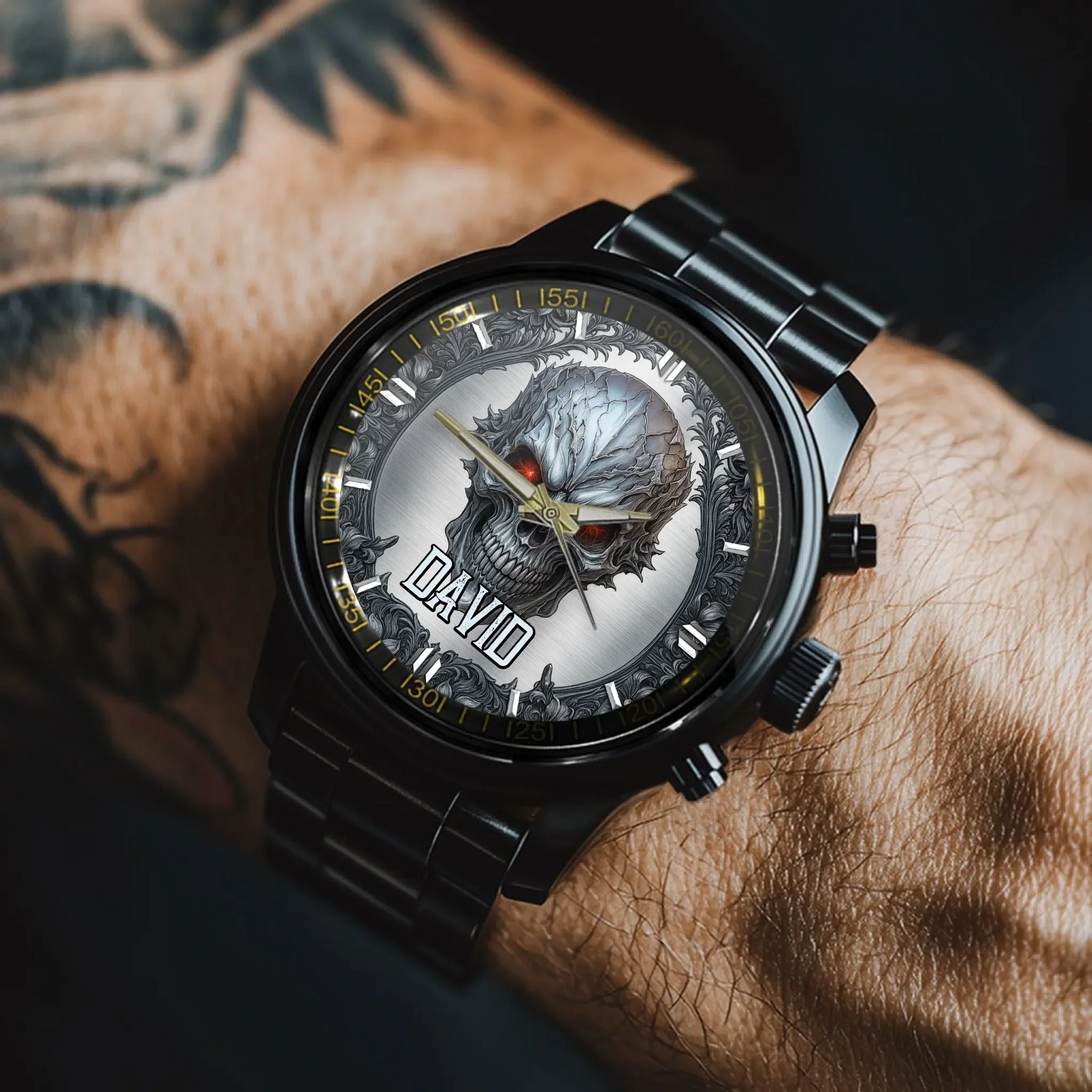 💀Cool Skull - Personalized Skull Watch - Joliny