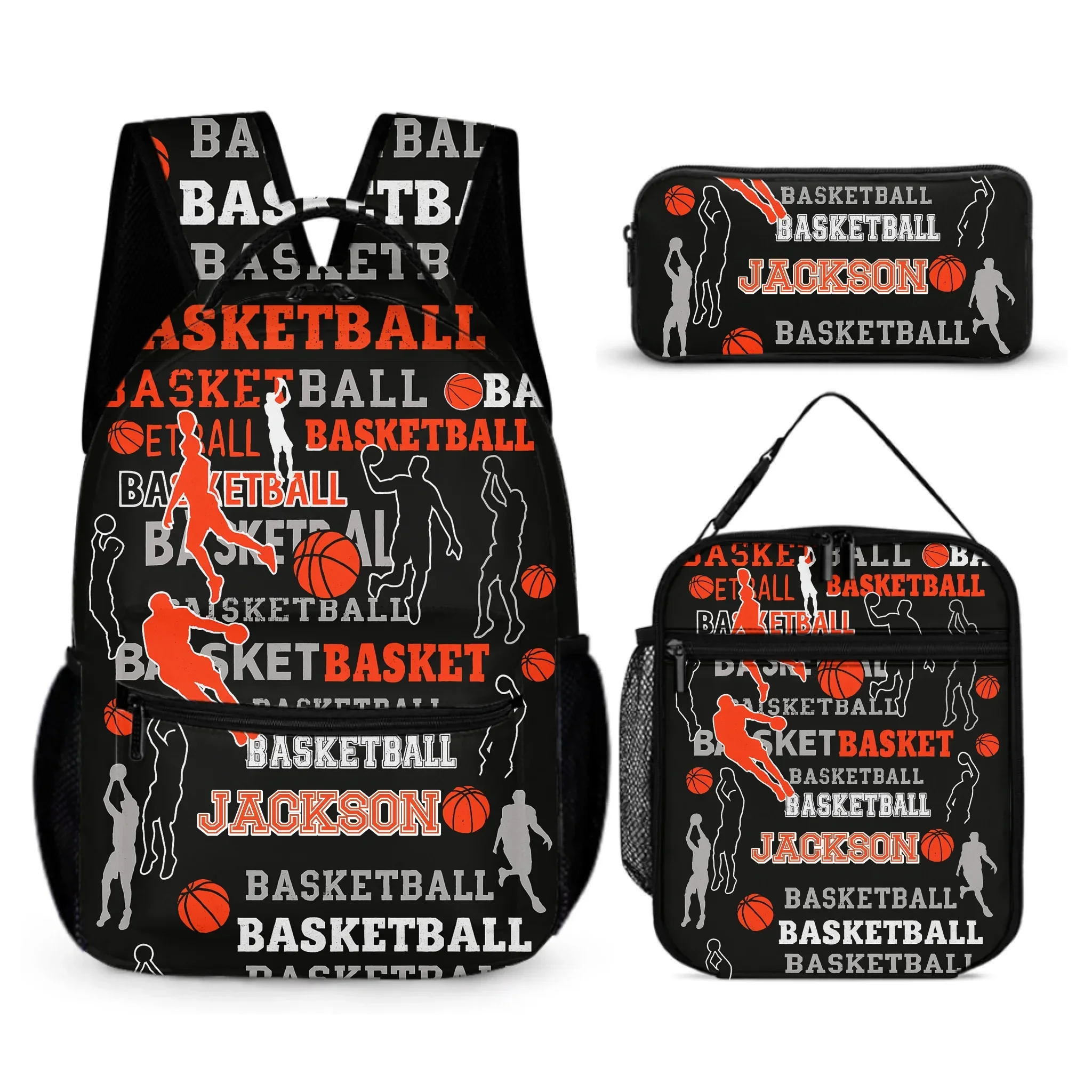 🏀Basketball-themed Custom Backpack - Personalized Name - Gifts For Basketball Lovers - Joliny