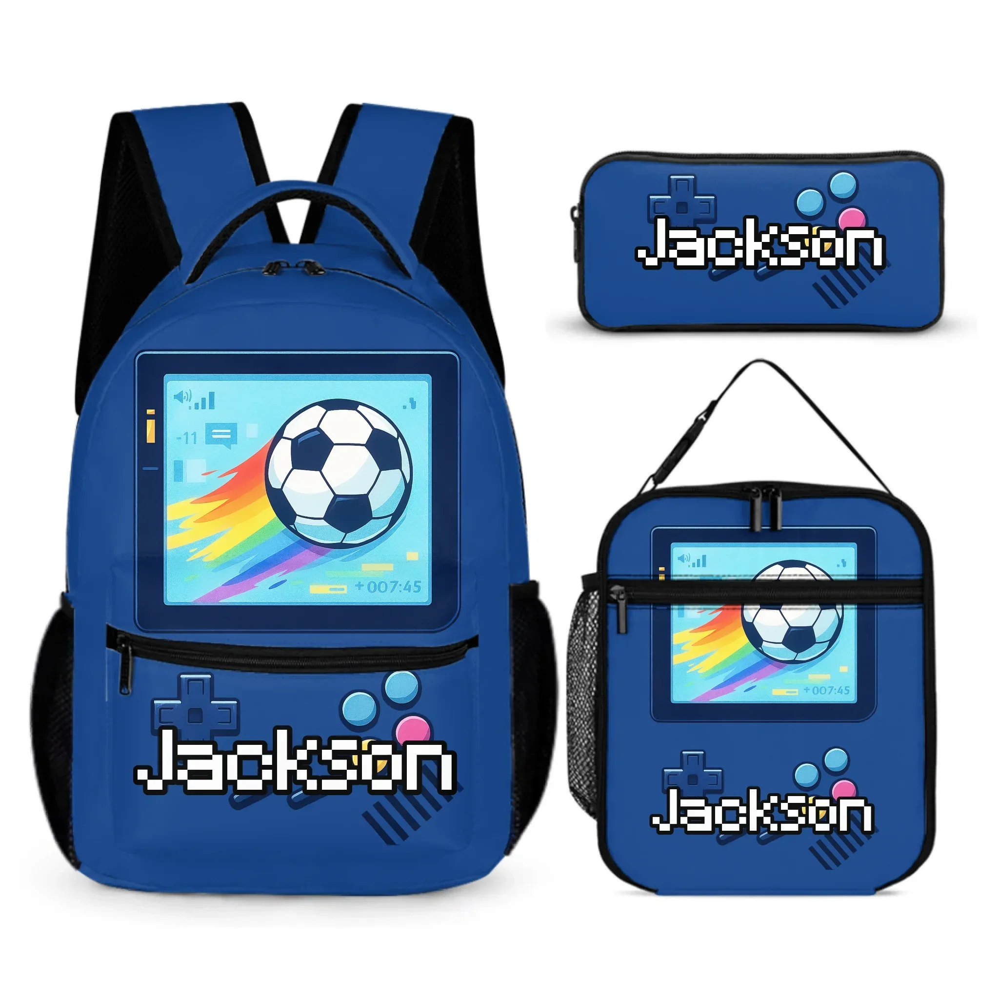 Retro Game Console Custom Backpack - Game Theme - Personalized Name - Joliny
