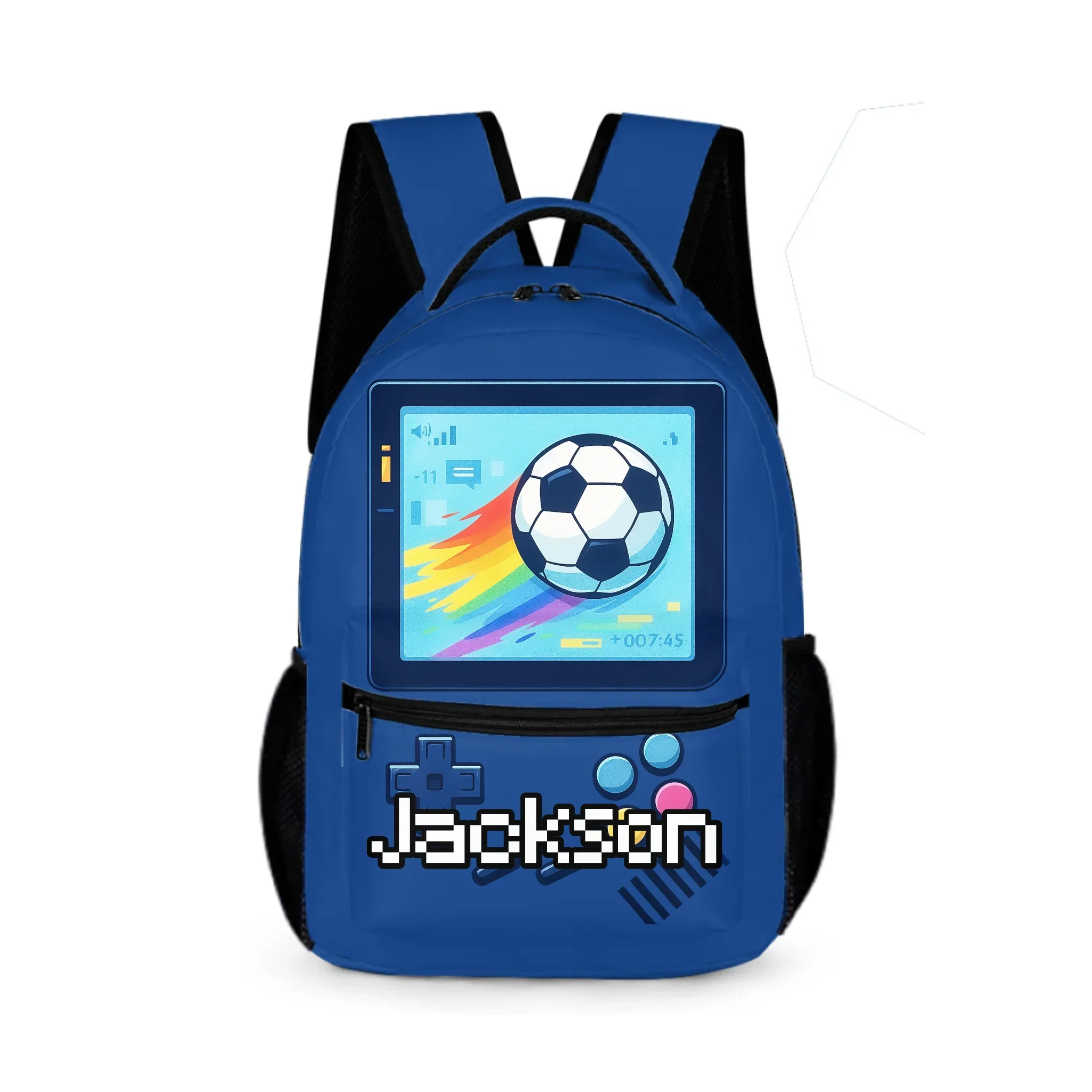 Retro Game Console Custom Backpack - Game Theme - Personalized Name - Joliny