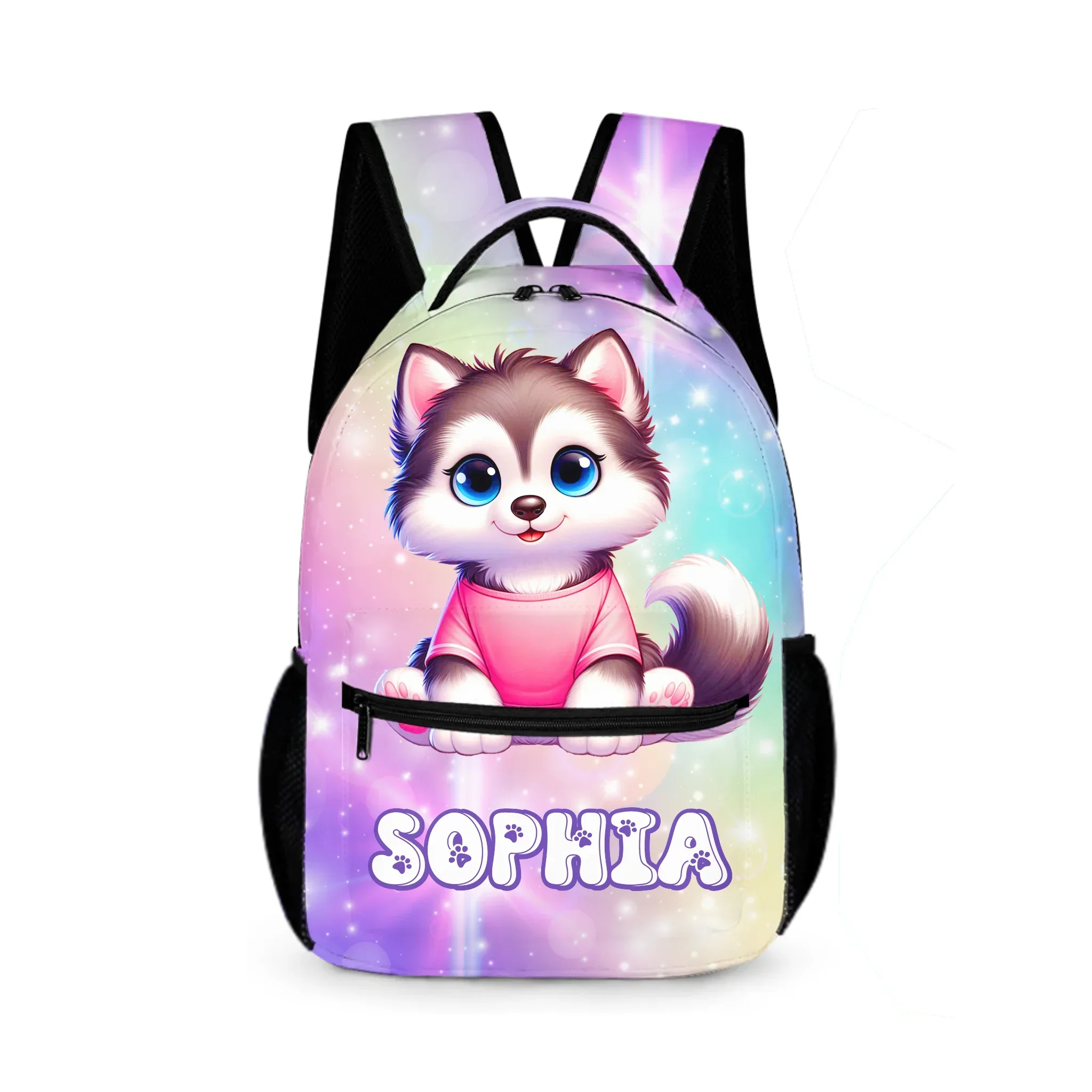 Cute Cat/Dog Accompany to School Backpack - Personalized Name - School Season Gift - Joliny
