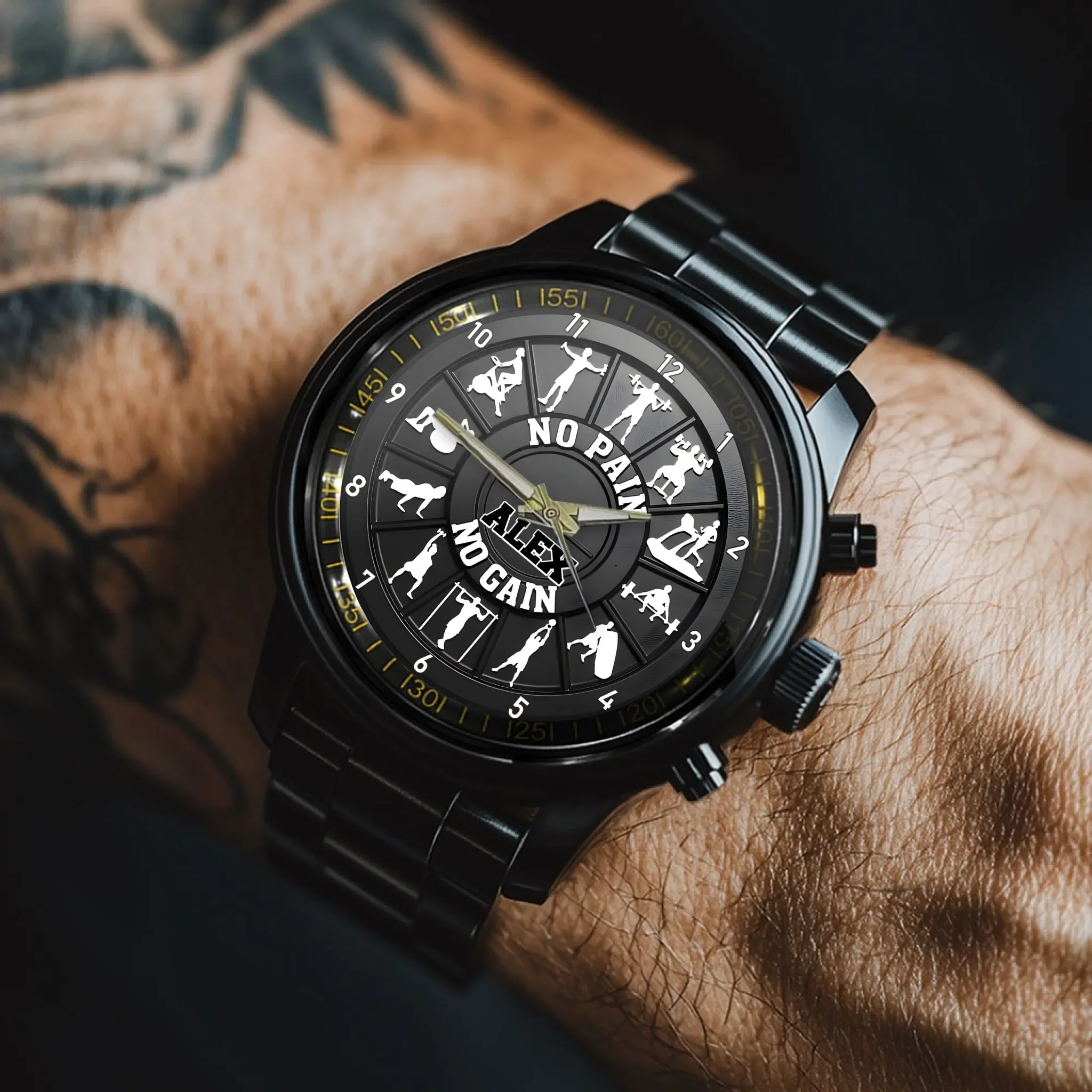No Pain No Gain - Personalized Fitness Watch - Joliny