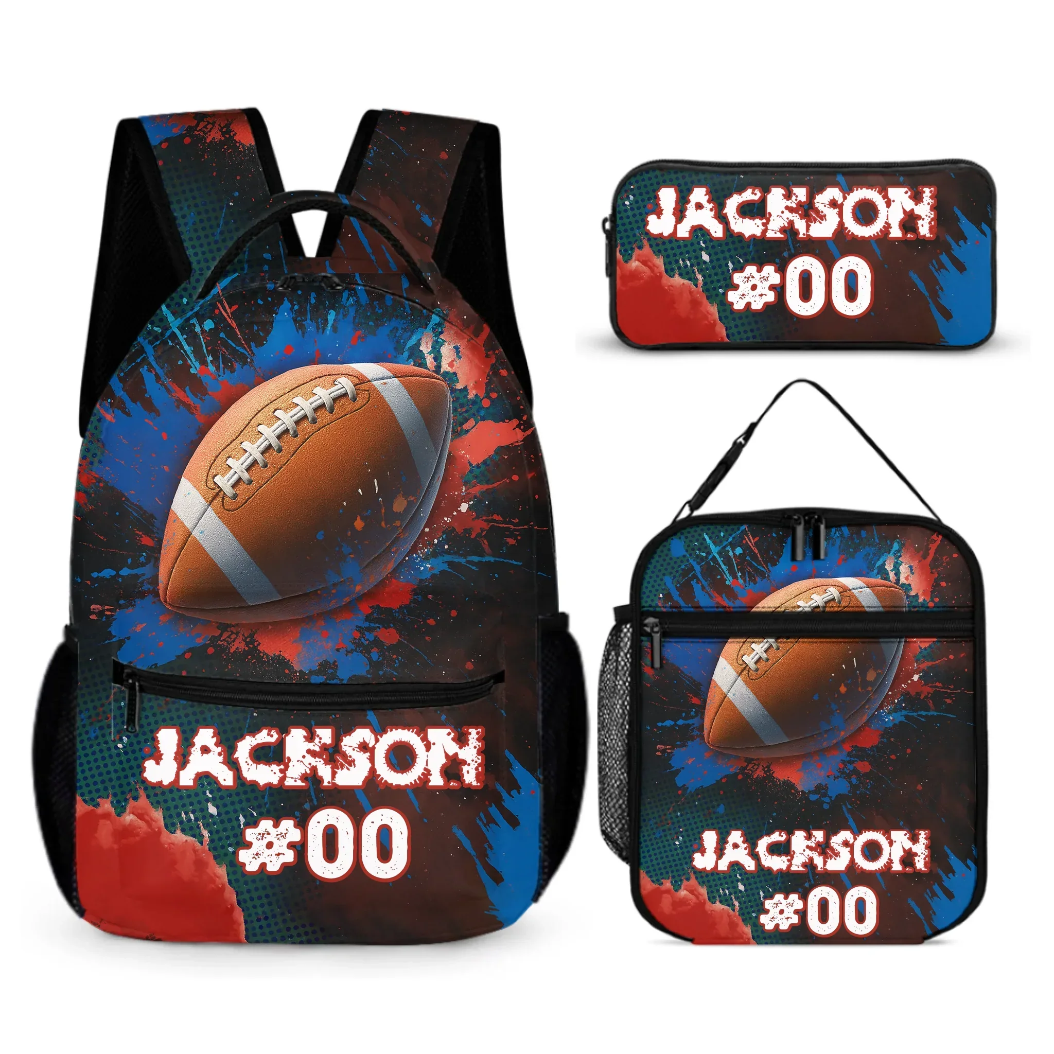 Boy'S Personalized Ball-Themed Name Custom Backpack - Start The School Season Off Right With A Backpack For The Kid Who Loves Sports! - Joliny