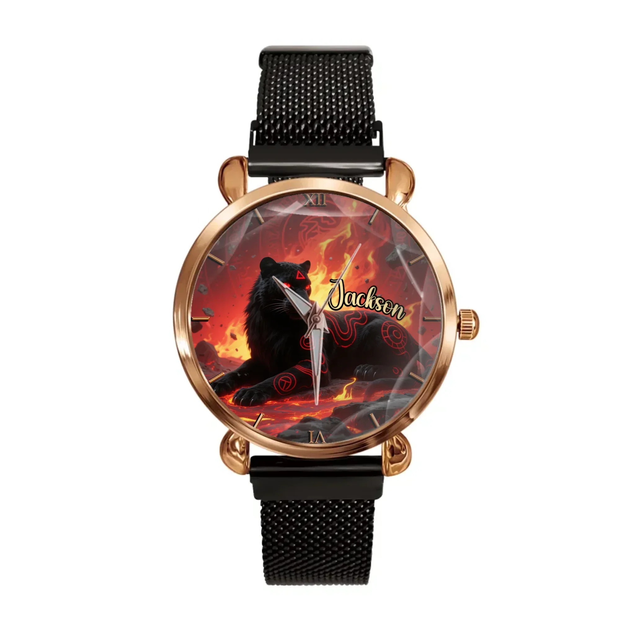 Runes and Animals Watch - Personalized Name - Joliny