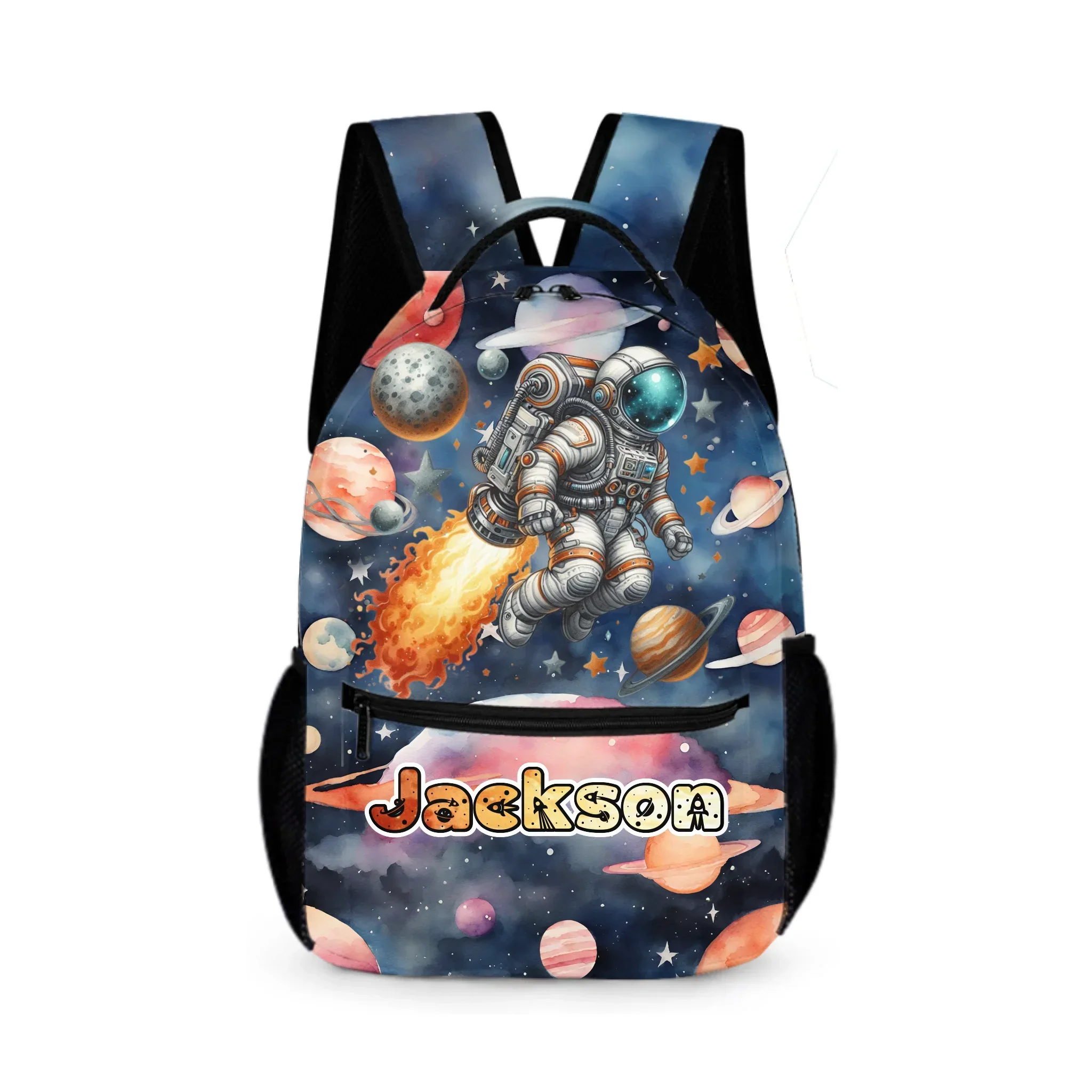 🧑🚀Customized Watercolor Cosmic Backpack - Personalized Name and Astronaut - Joliny