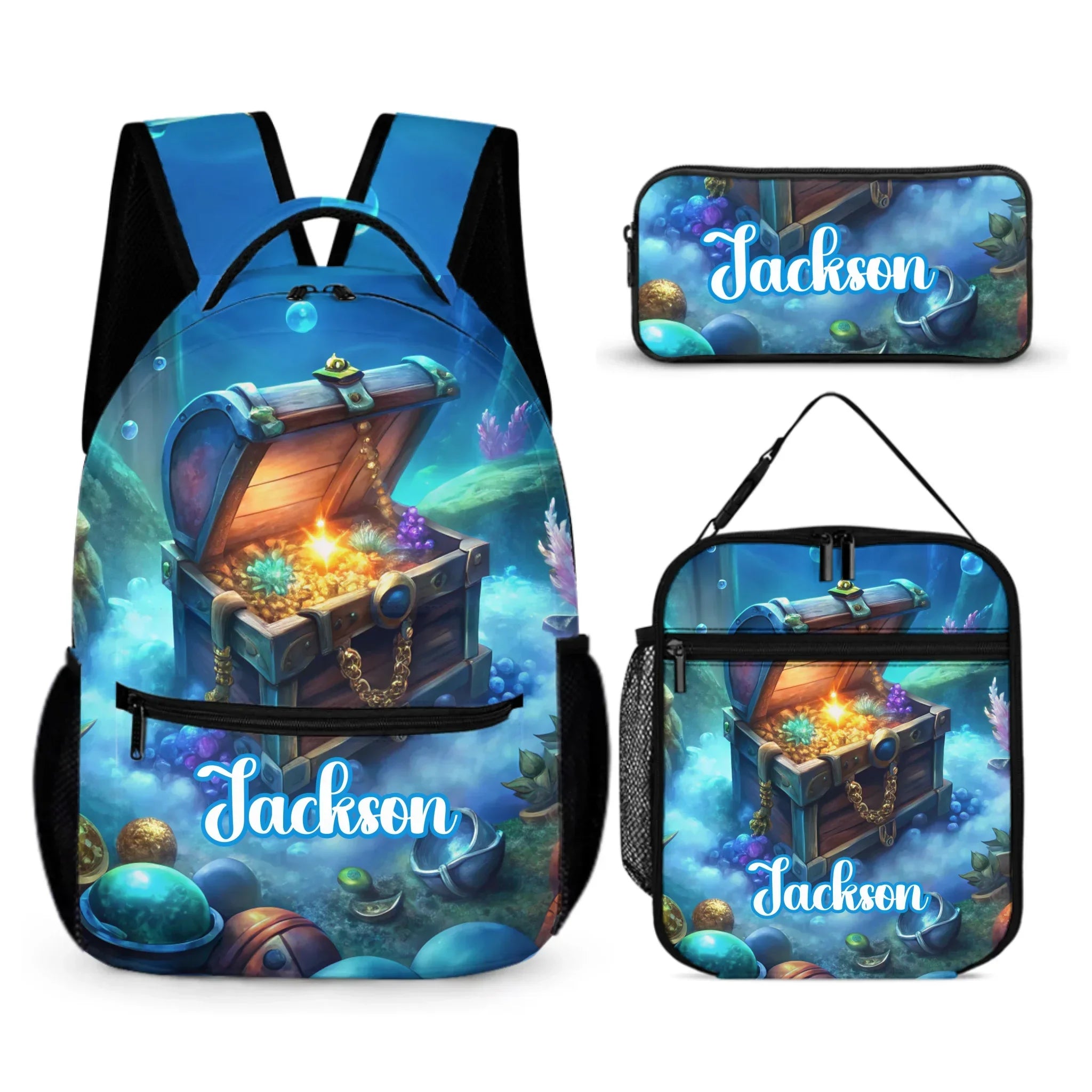 Maritime Adventure Custom Backpack - Personalized Name - Sailor Enthusiast Gift - Joliny