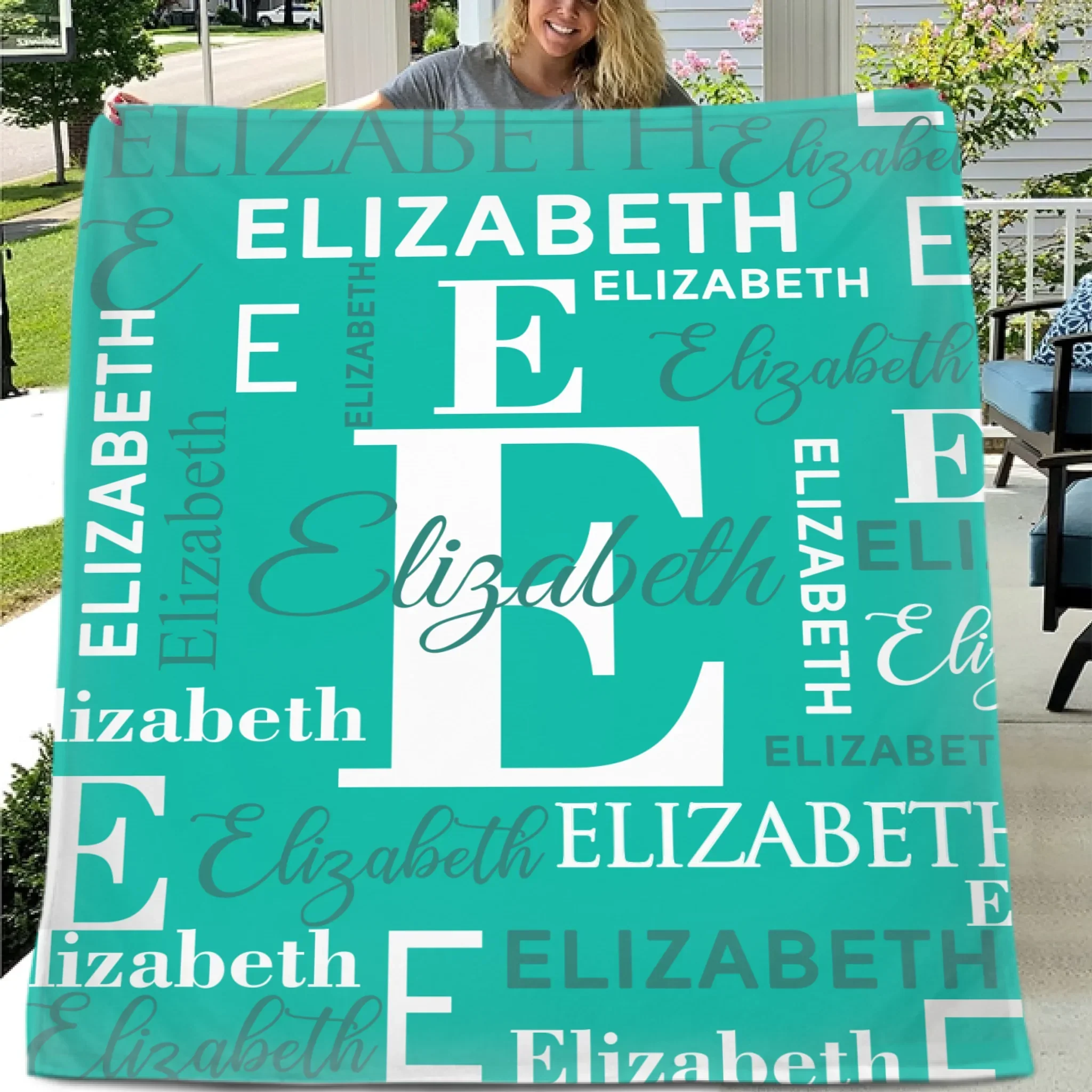 Customized Blanket | Multiple Colors Available - Personalized Name - Uniquely Special Gift