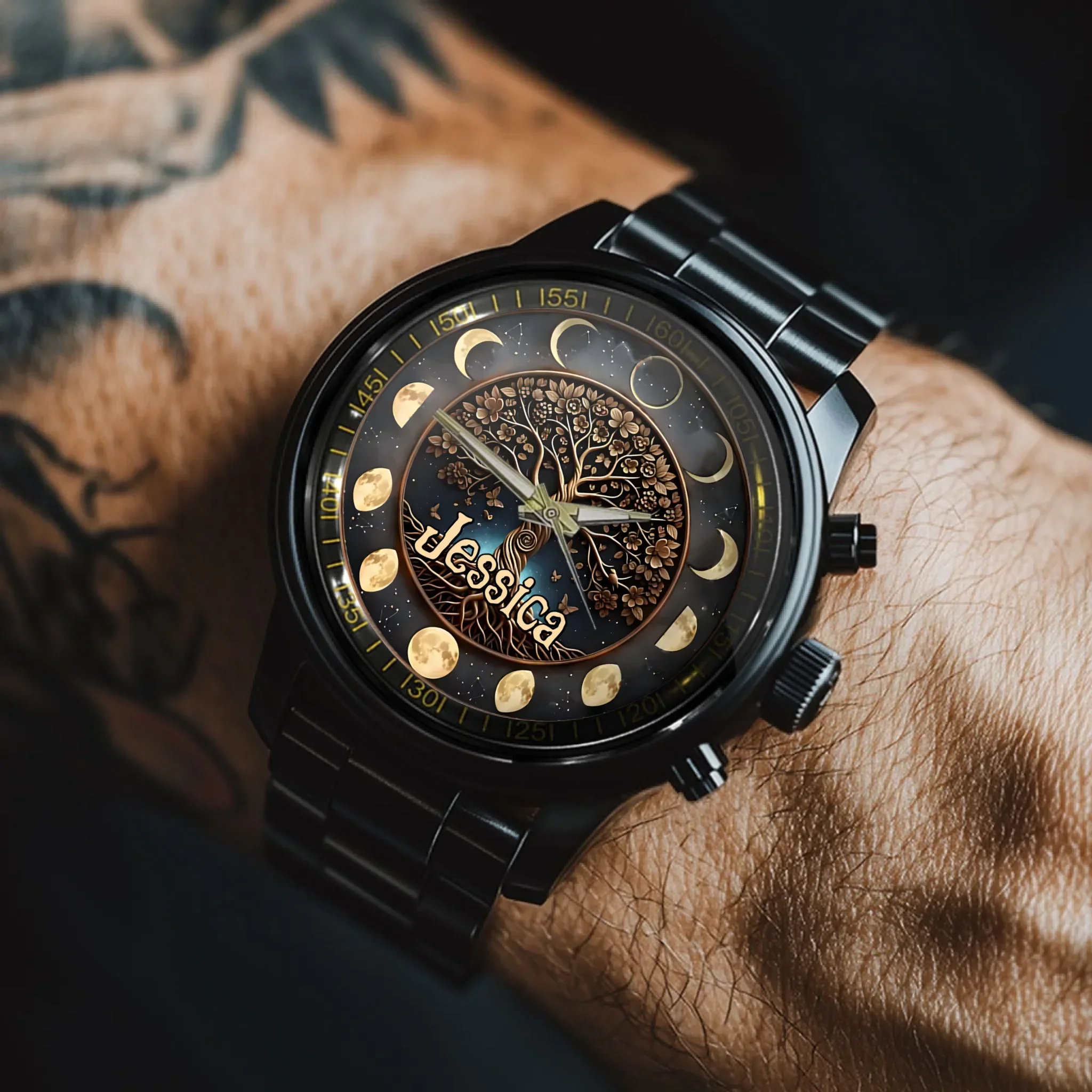 Moon Phase - Personalized Witch Watch - Joliny