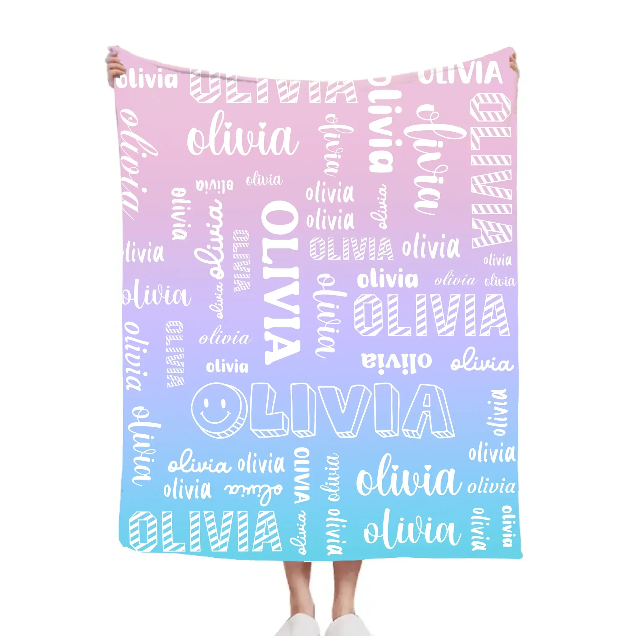 Personalized Custom Name Blanket - Gifts For Family - Joliny