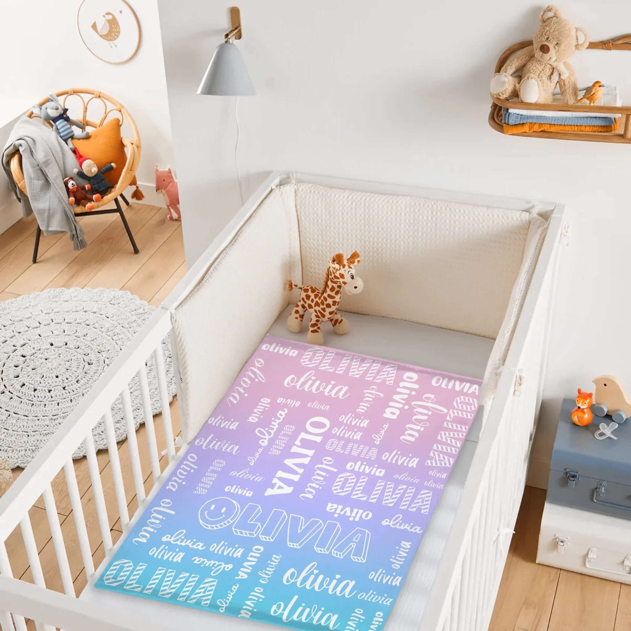 Personalized Custom Name Blanket - Gifts For Family - Joliny