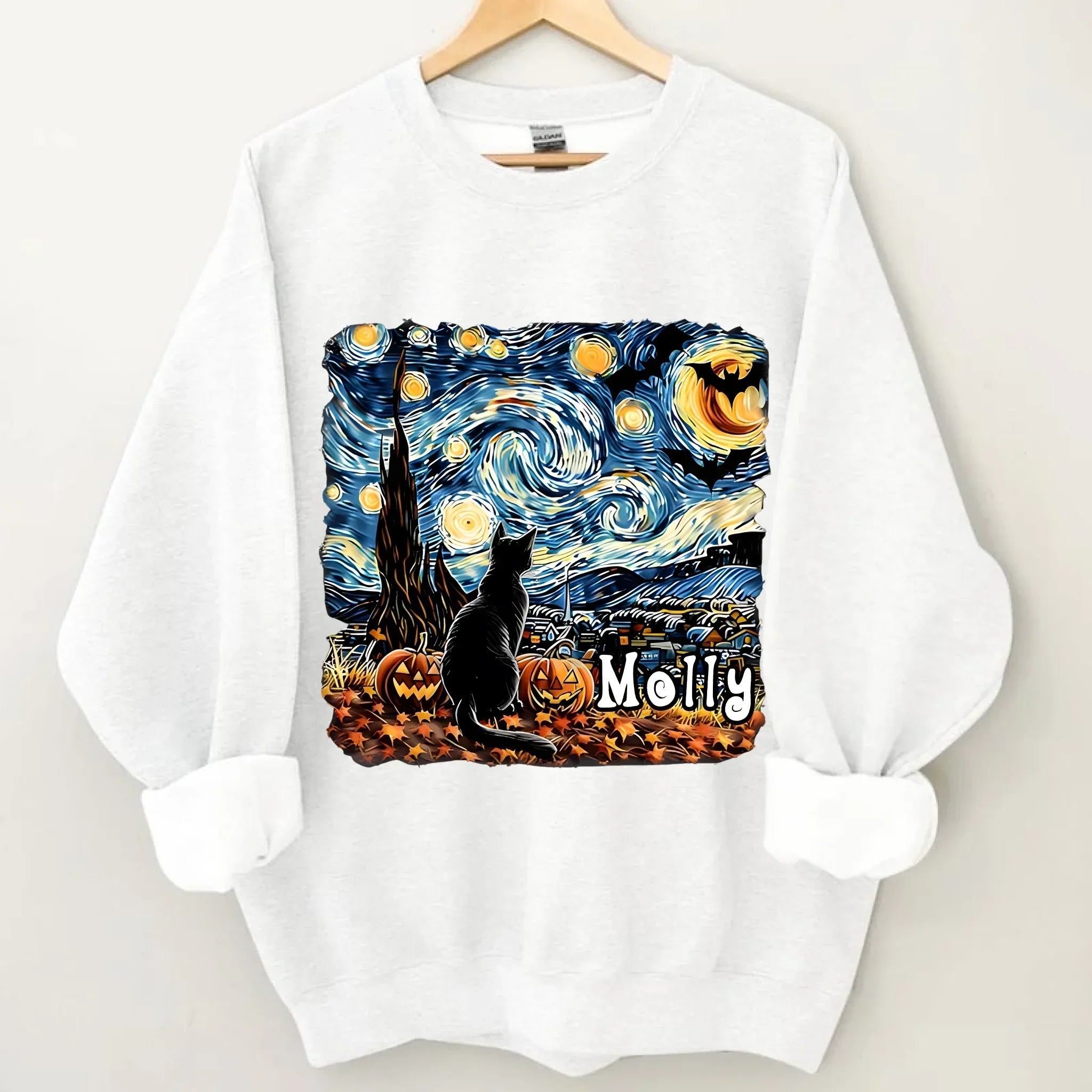 Cat's Night Wonders- Personalized Clothes- Lovely Gift For Cat Lovers - Joliny