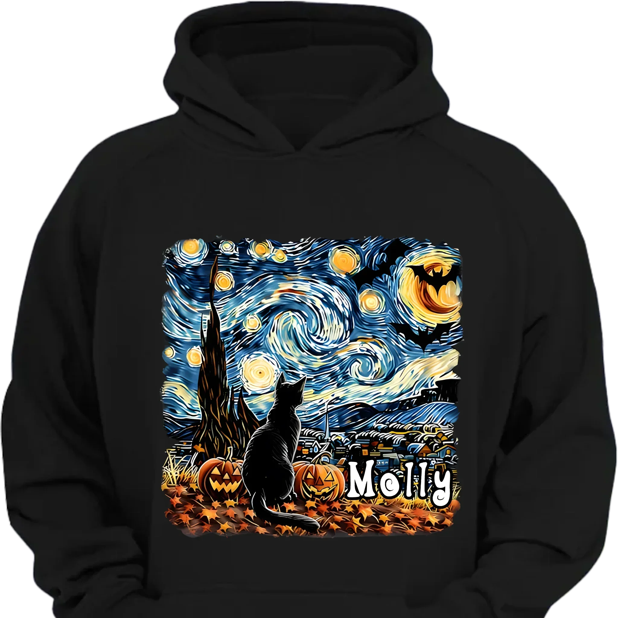 Cat's Night Wonders- Personalized Clothes- Lovely Gift For Cat Lovers - Joliny