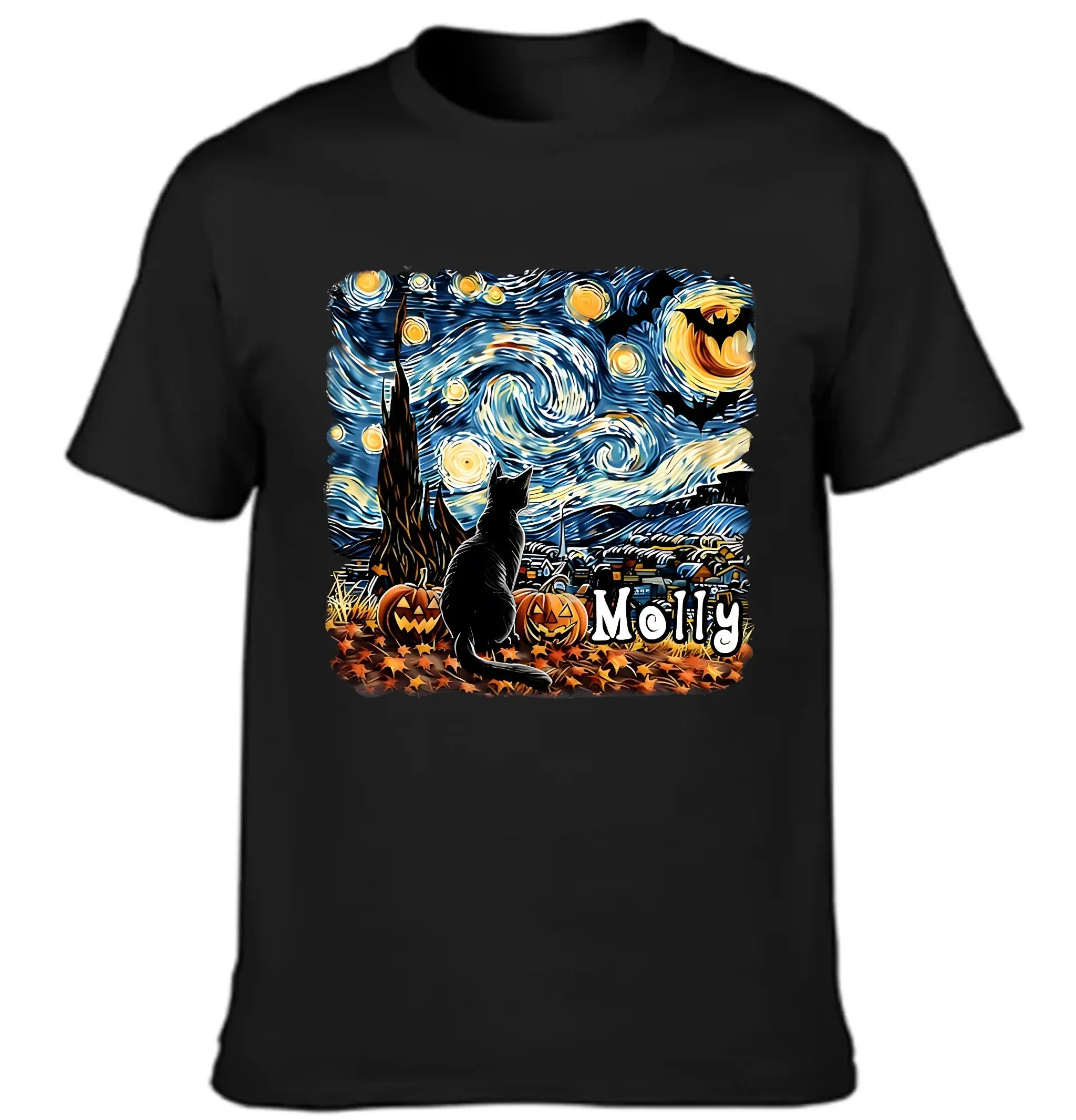 Cat's Night Wonders- Personalized Clothes- Lovely Gift For Cat Lovers - Joliny