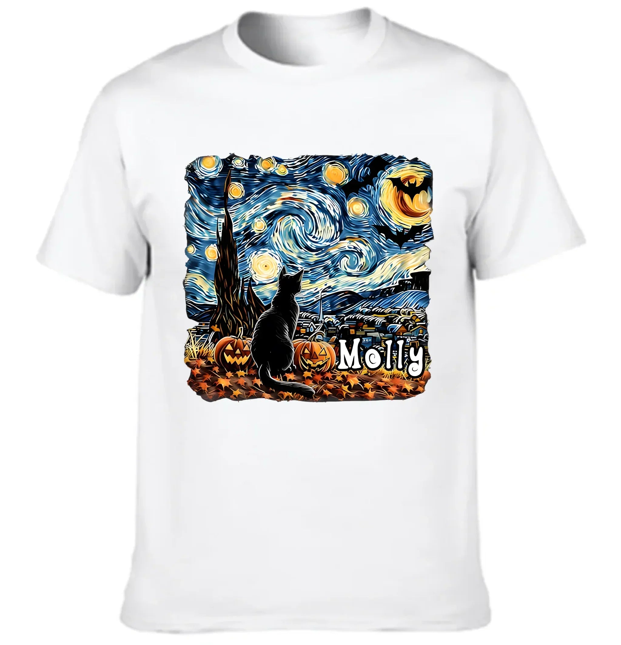 Cat's Night Wonders- Personalized Clothes- Lovely Gift For Cat Lovers - Joliny