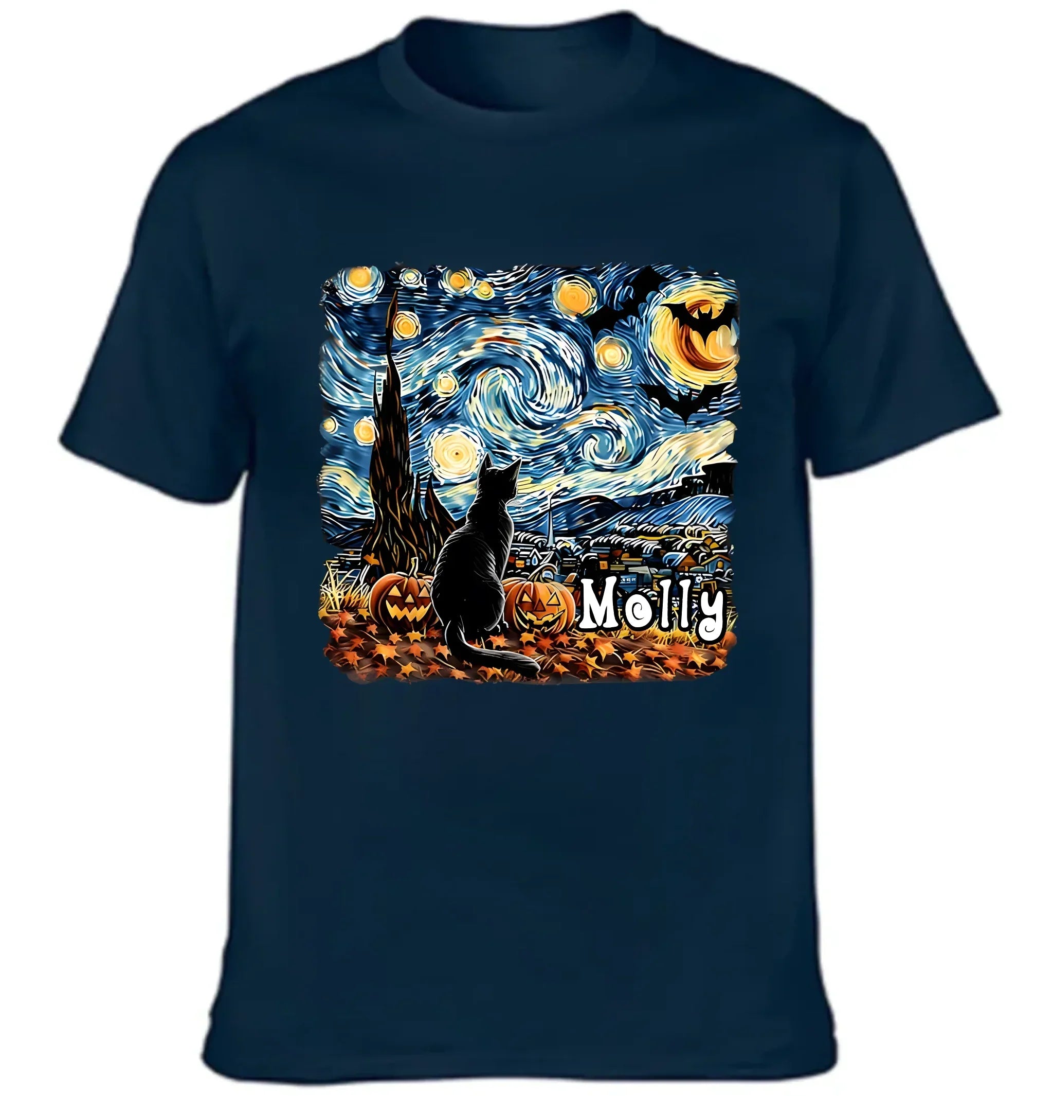 Cat's Night Wonders- Personalized Clothes- Lovely Gift For Cat Lovers - Joliny