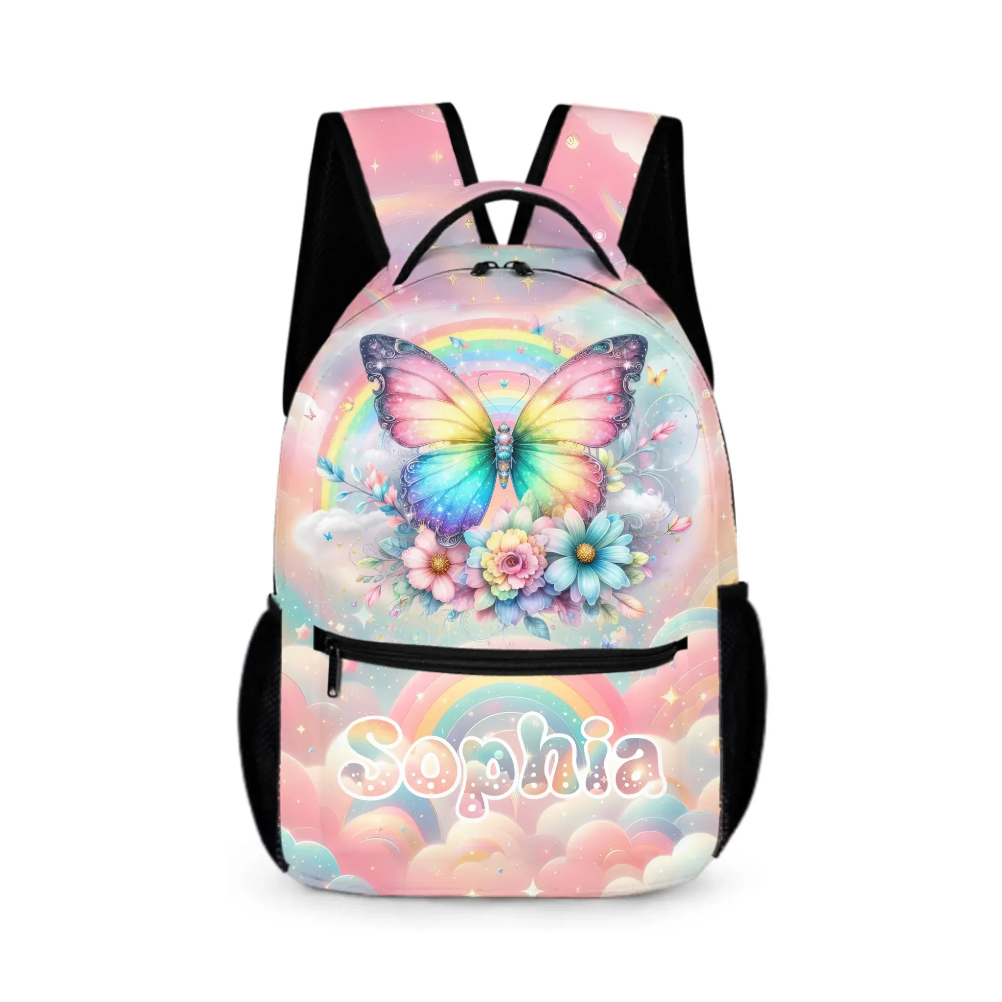 Rainbow Butterfly - Personalized Backpack|Back-to-School Gift - Joliny