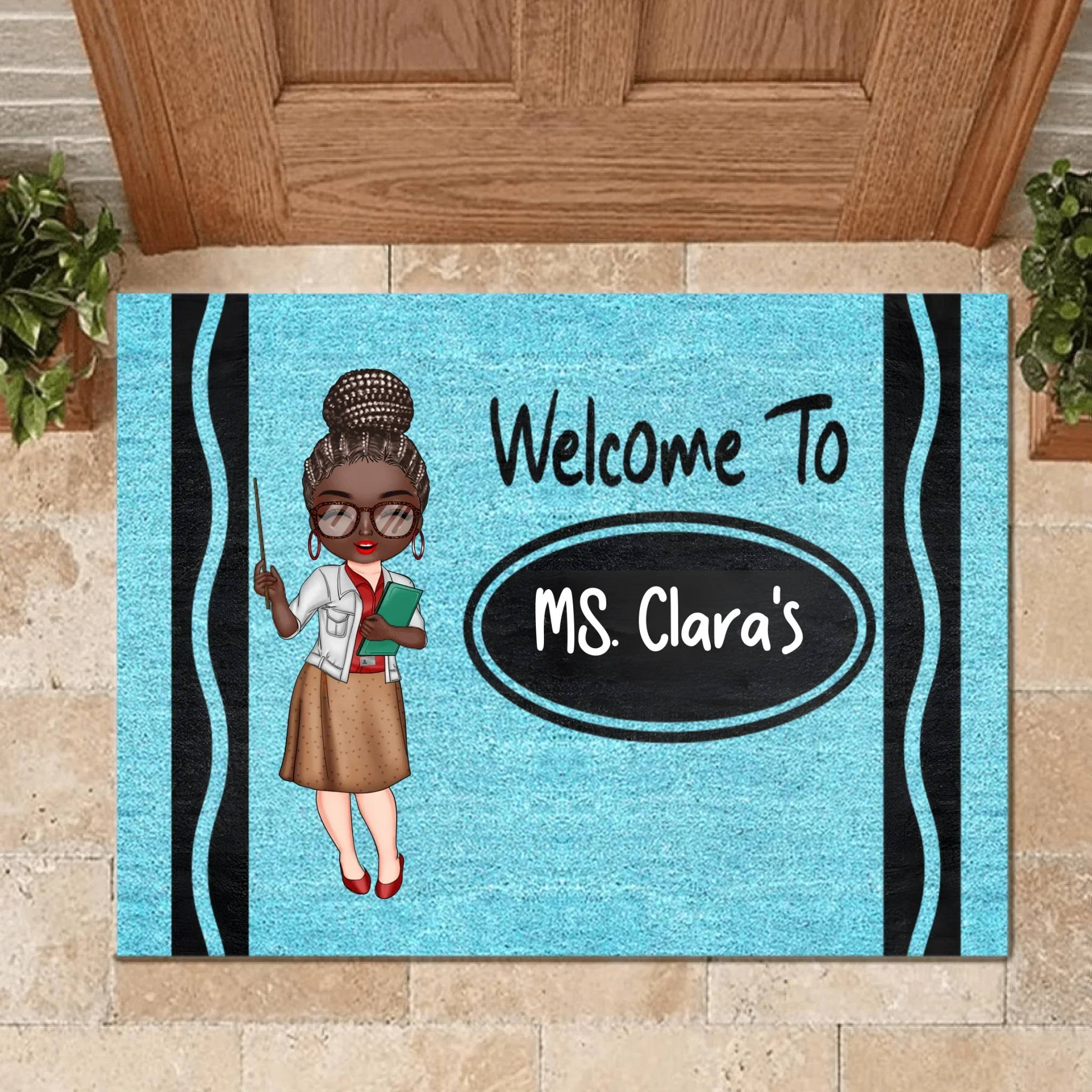 Welcome To Classroom-Customized Mat-A Gift For Teachers - Joliny