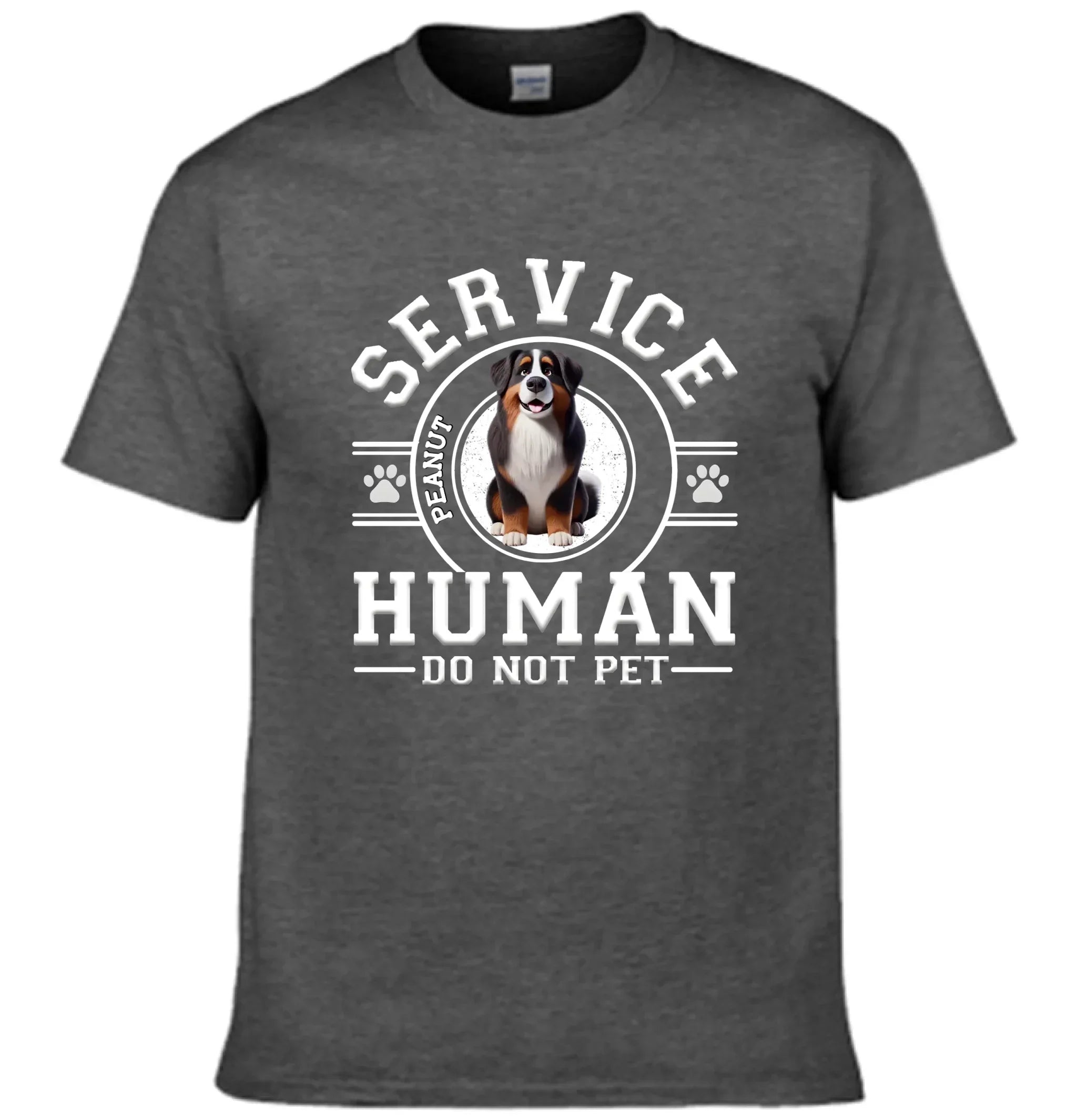 Dog Service Human Cartoon - Personalized Custom T-shirt🐕