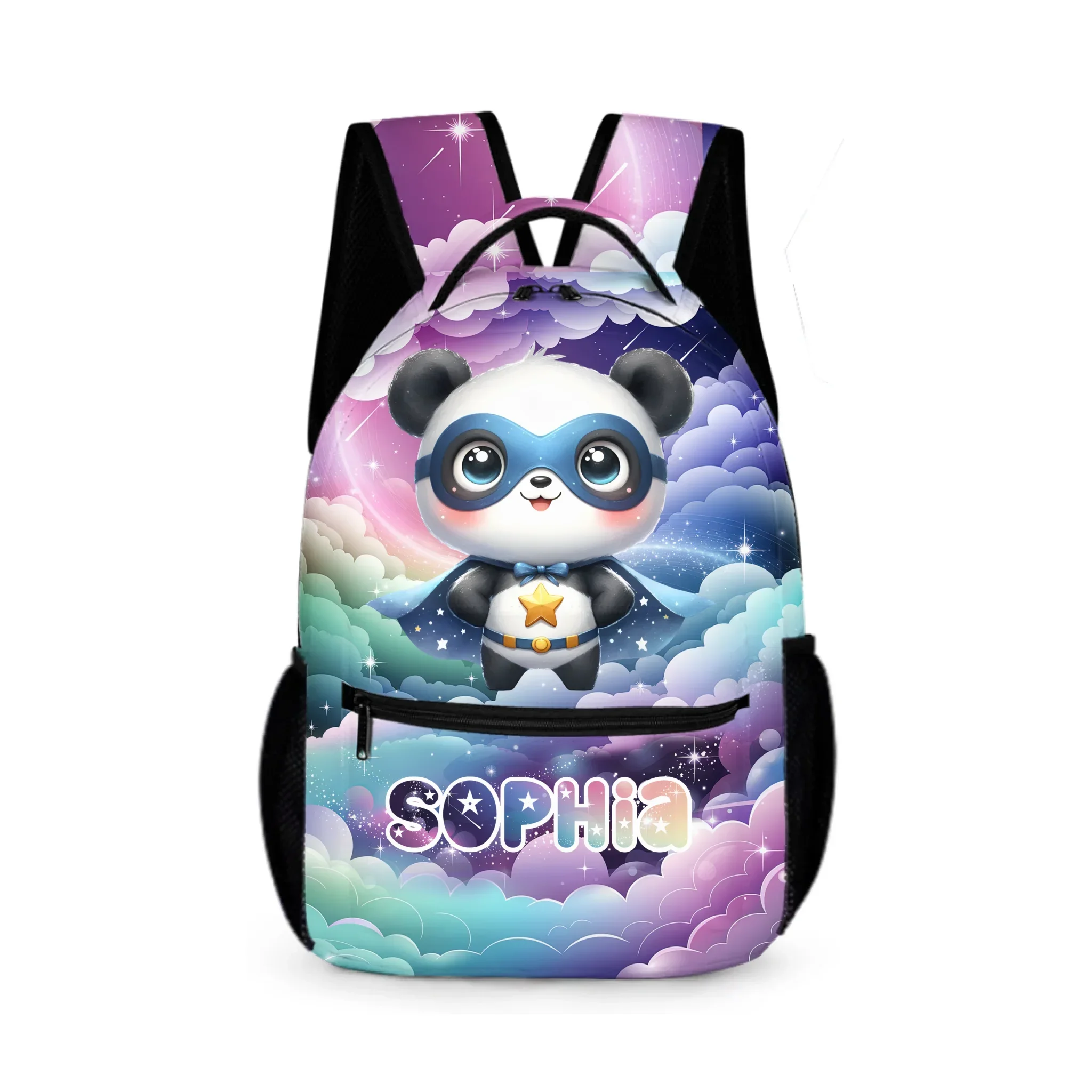 Personalized Animal Superhero Children's Backpack —Personalized Name School Bag —Back-to-School Gift