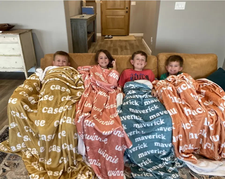 Personalized Name Custom Blanket for Baby, Kids, Youth Or Adult |Joliny