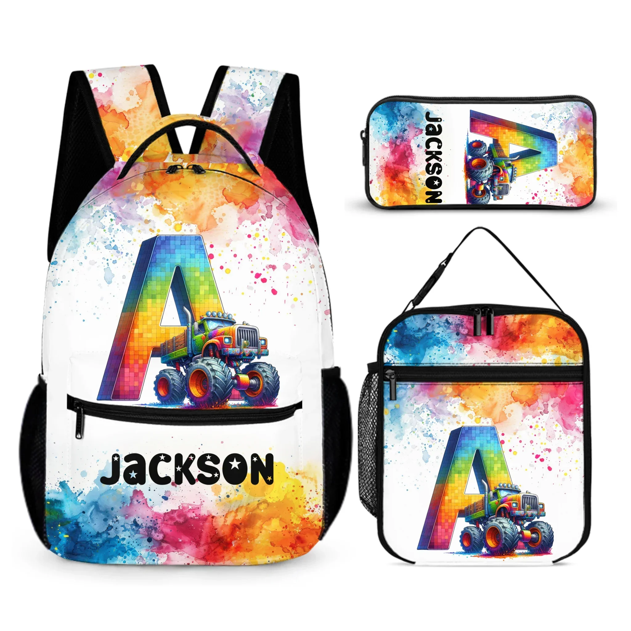 Customized Name-Engraved Backpack - Personalized Character - Gift for Children