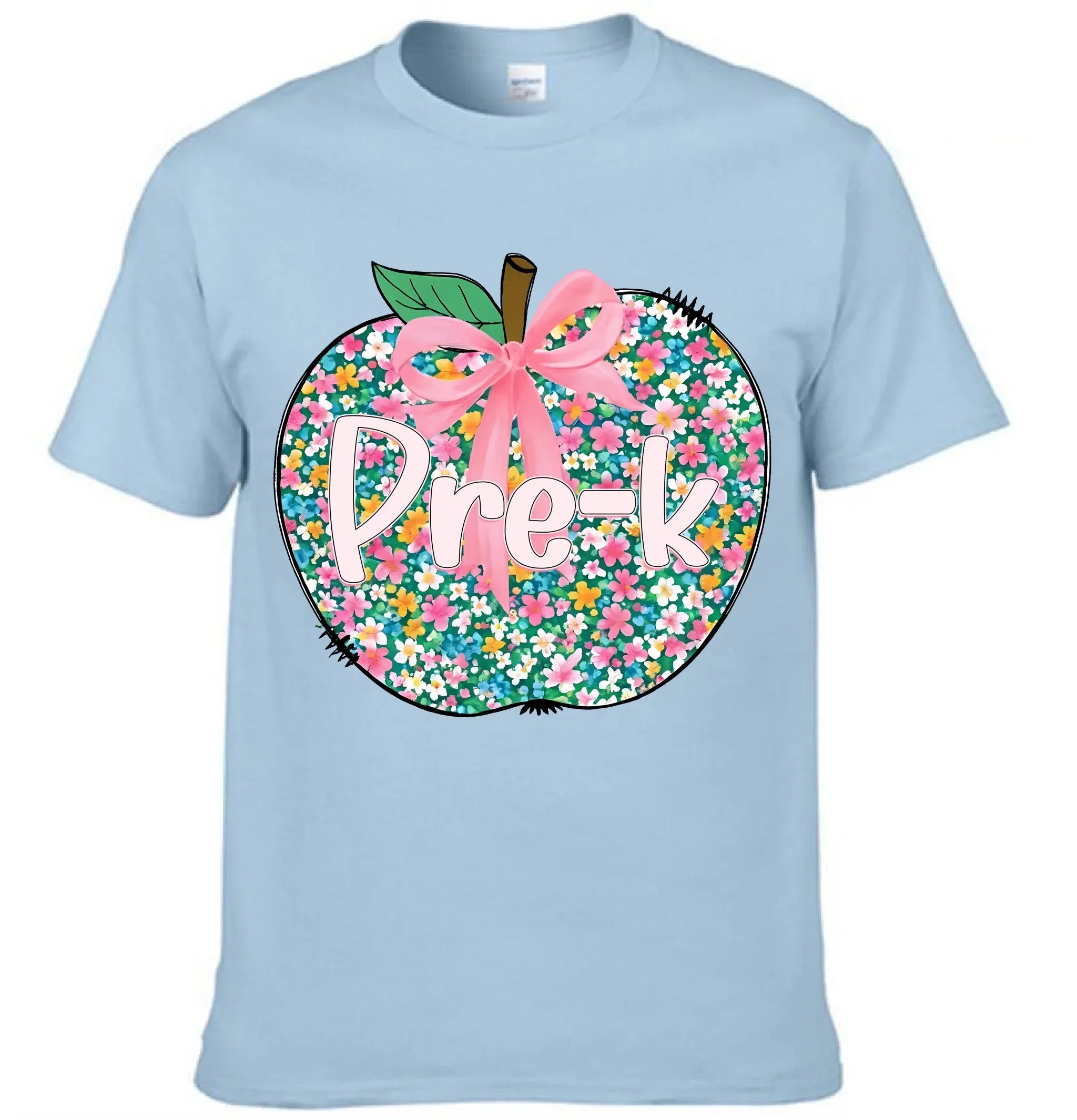 Flowers Apple Customized Clothing - Personalized Grade T-shirt