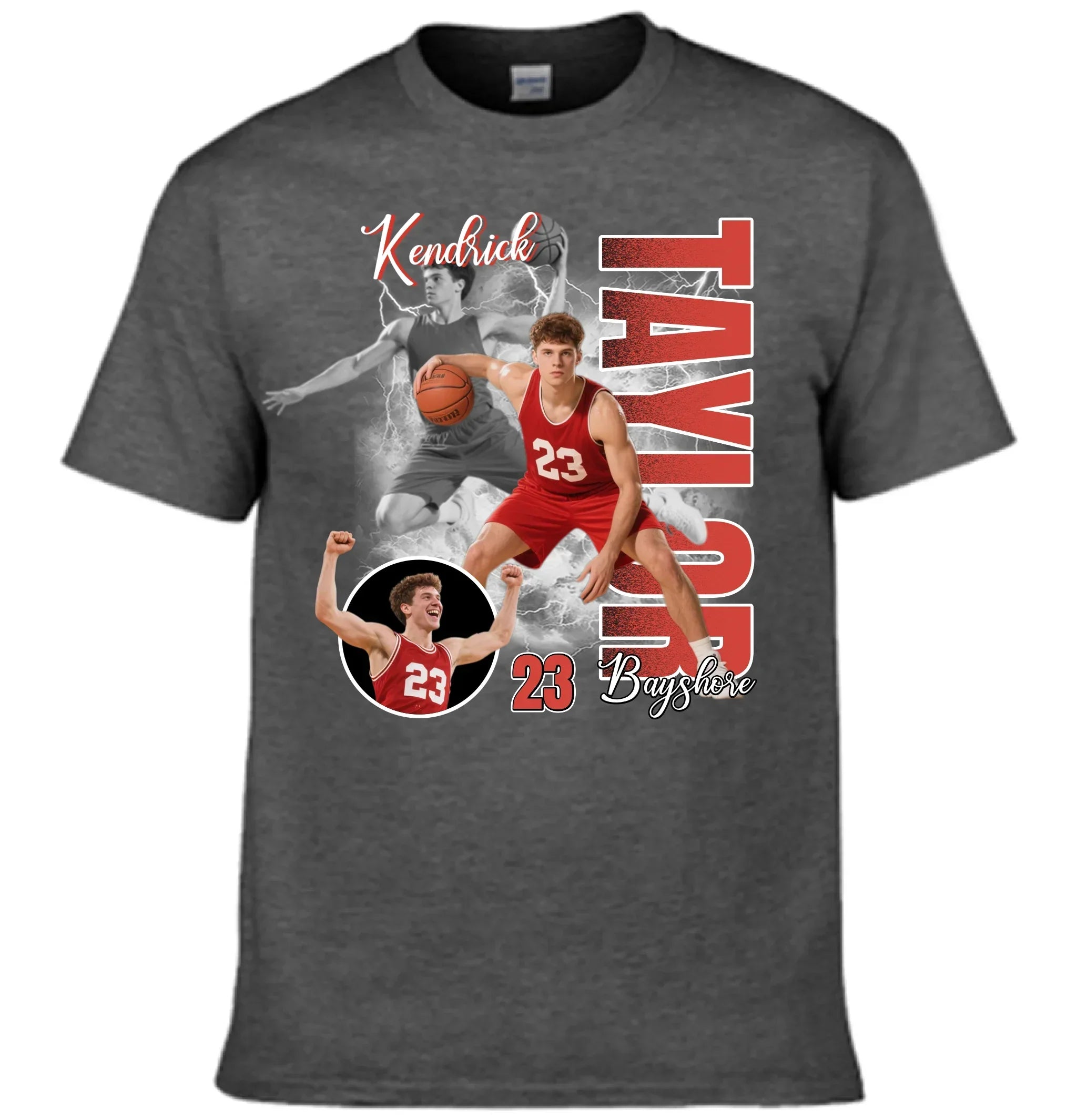 Customized Sports-themed Clothing - Personalized Name, Team Name, Number - The Best Gift for Players