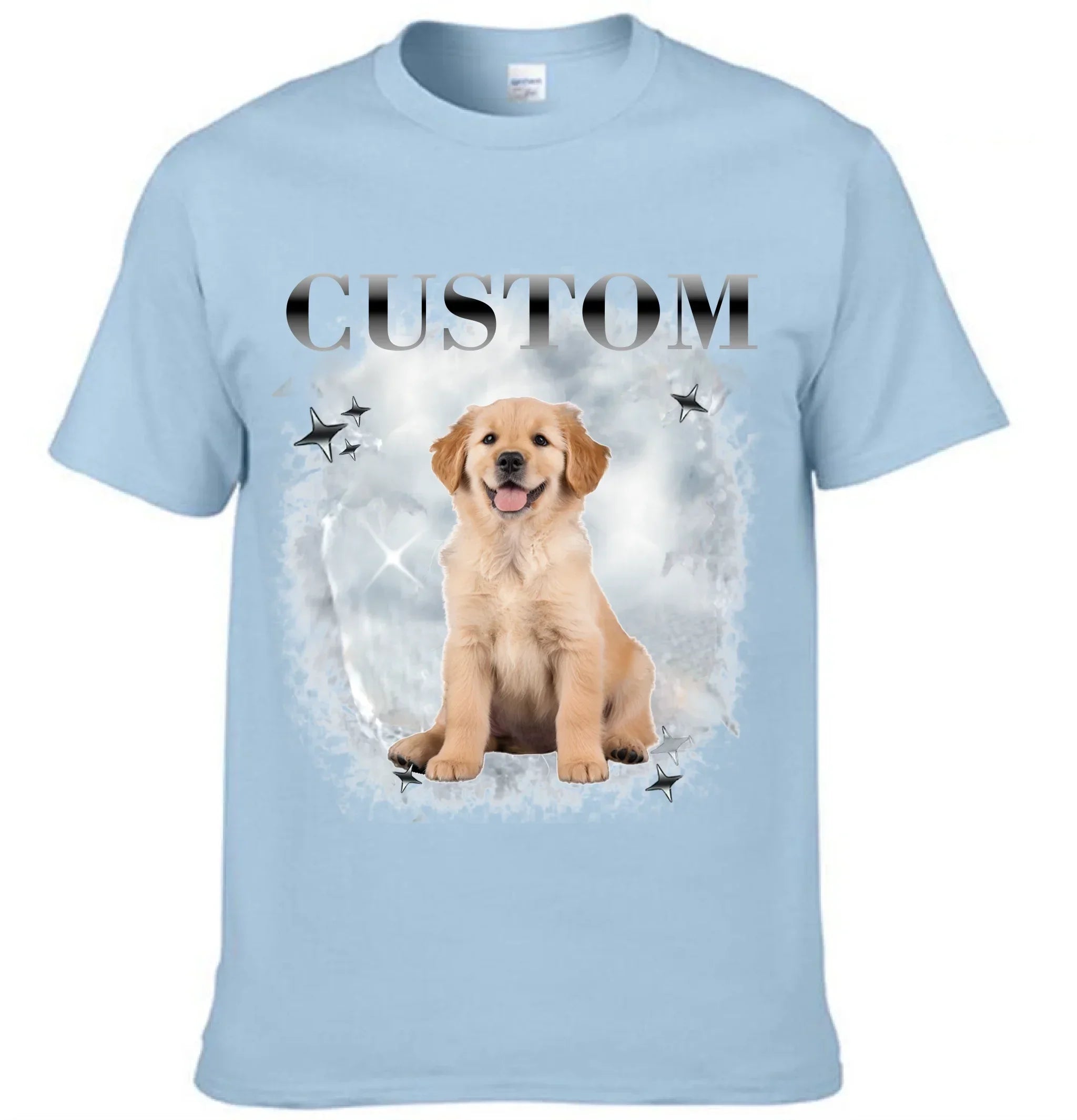 Laser Pet Family Photo - Customized Picture Unisex Clothes - A Gift For The Pet Owner