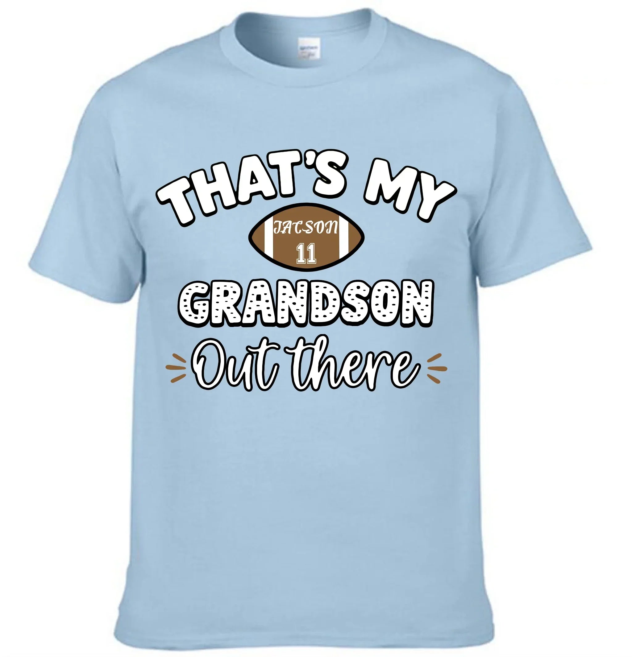 That's My Grandson Out There Customized Clothing - Personalized Name Clothing