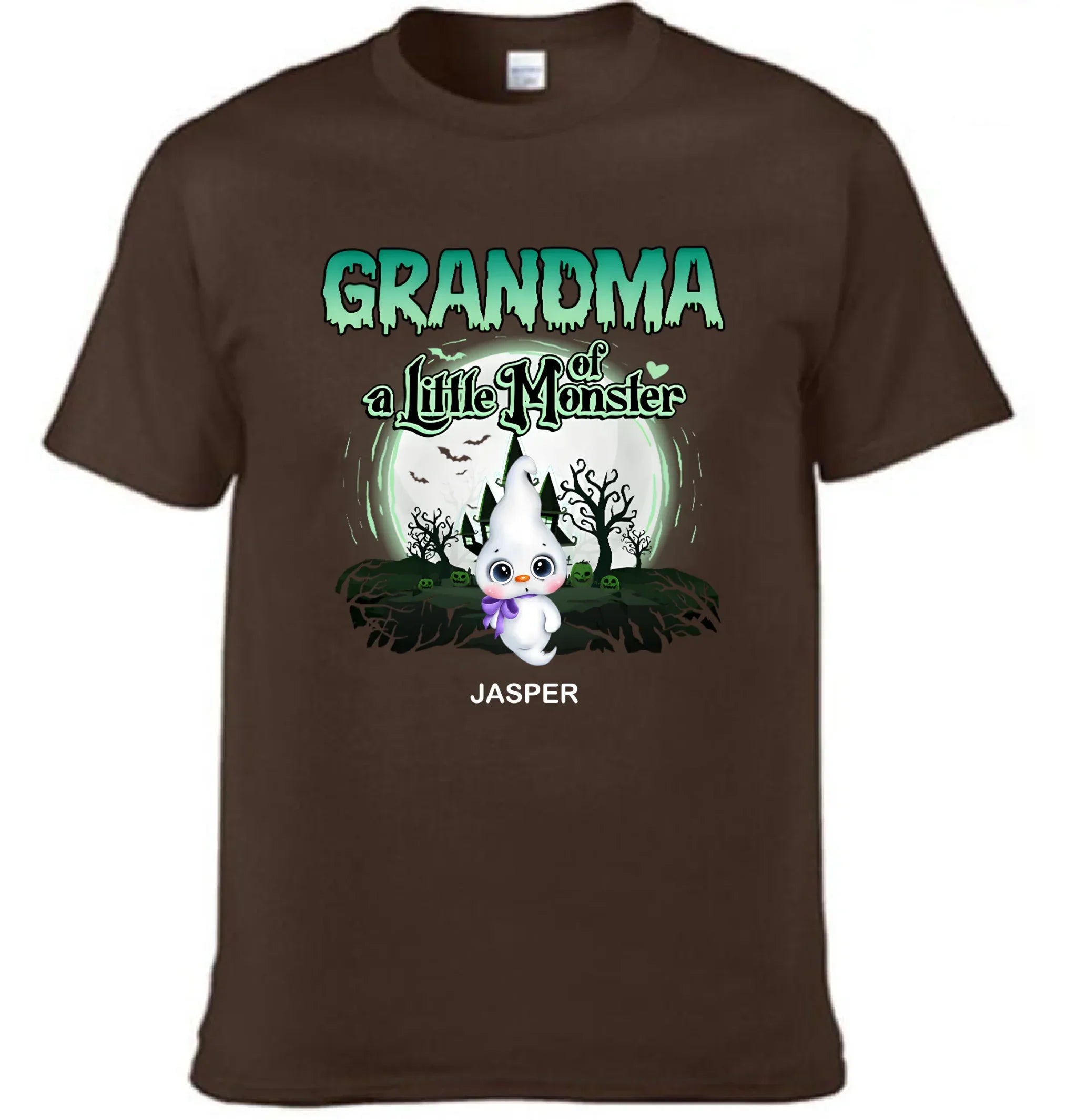 Grandma Of These Little Monsters Customized Unisex Clothing - Personalized Title And Name - Halloween Gifts