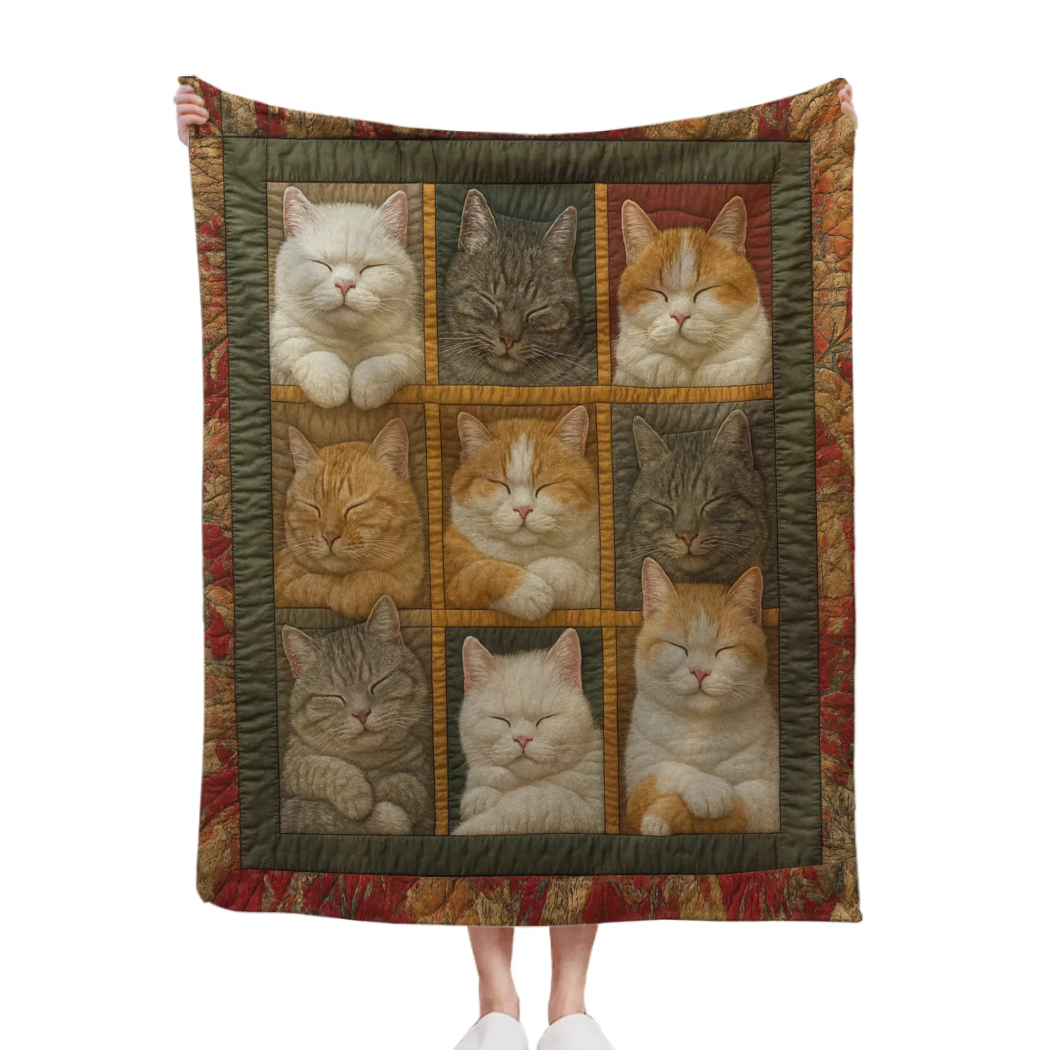 🐱Sleeping Noble Cat Blanket - Gifts For Cats Lovers