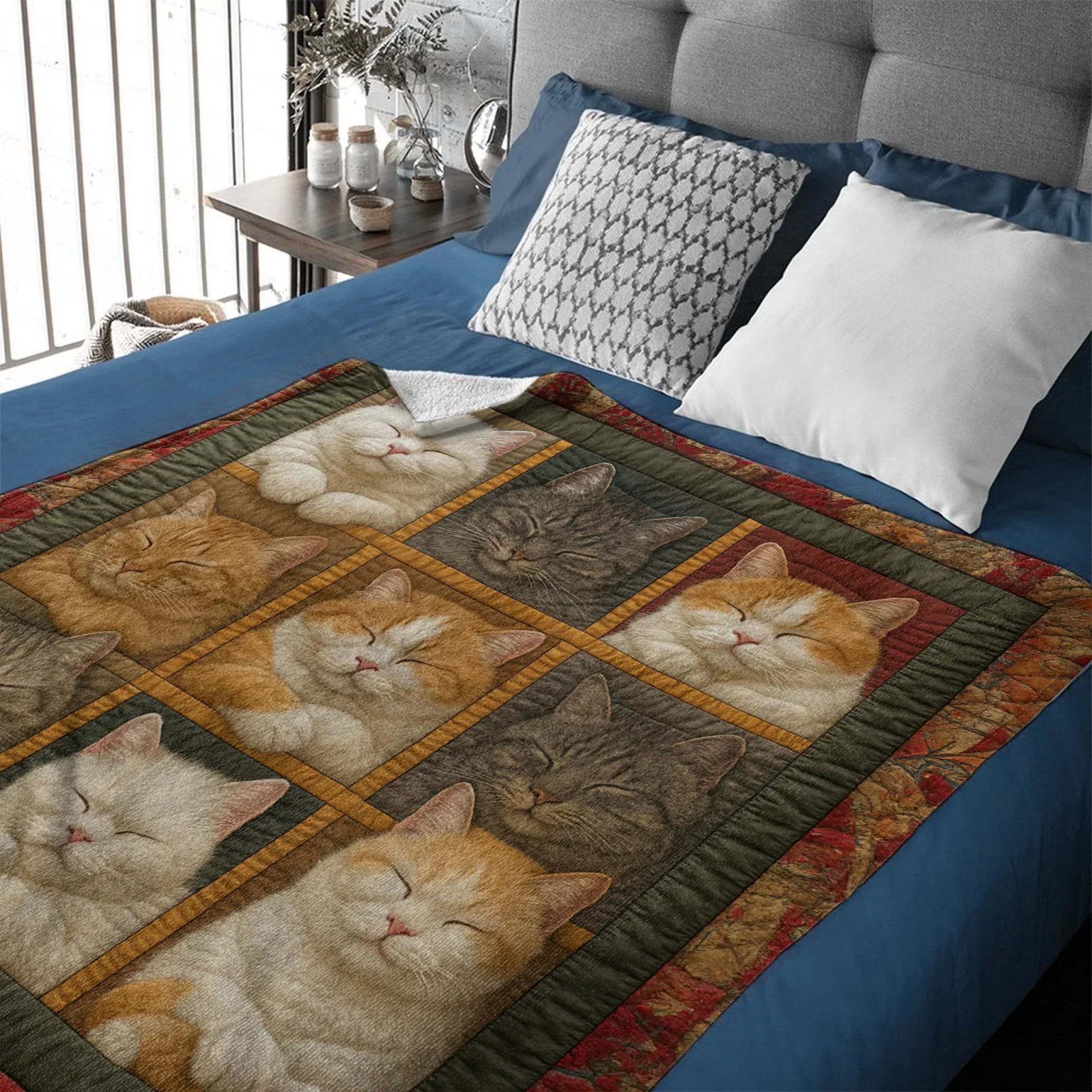 🐱Sleeping Noble Cat Blanket - Gifts For Cats Lovers