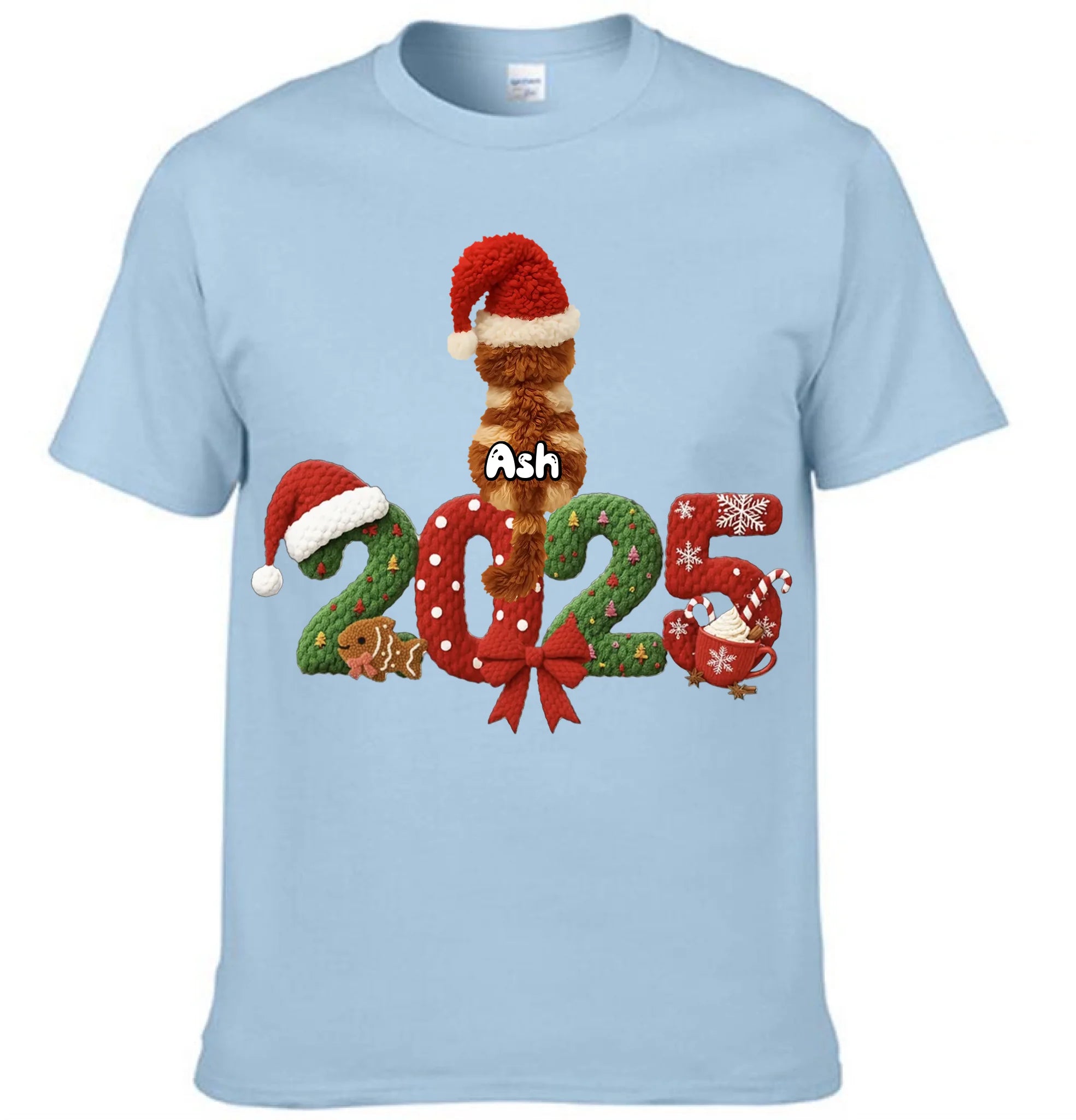 2025 Cat Lovers Latch Hook Yarn Faux Pattern Customized Clothing - Personalized Cats and Names - Christmas Gift For Cat Moms, Cat Dads ,Cat Lovers