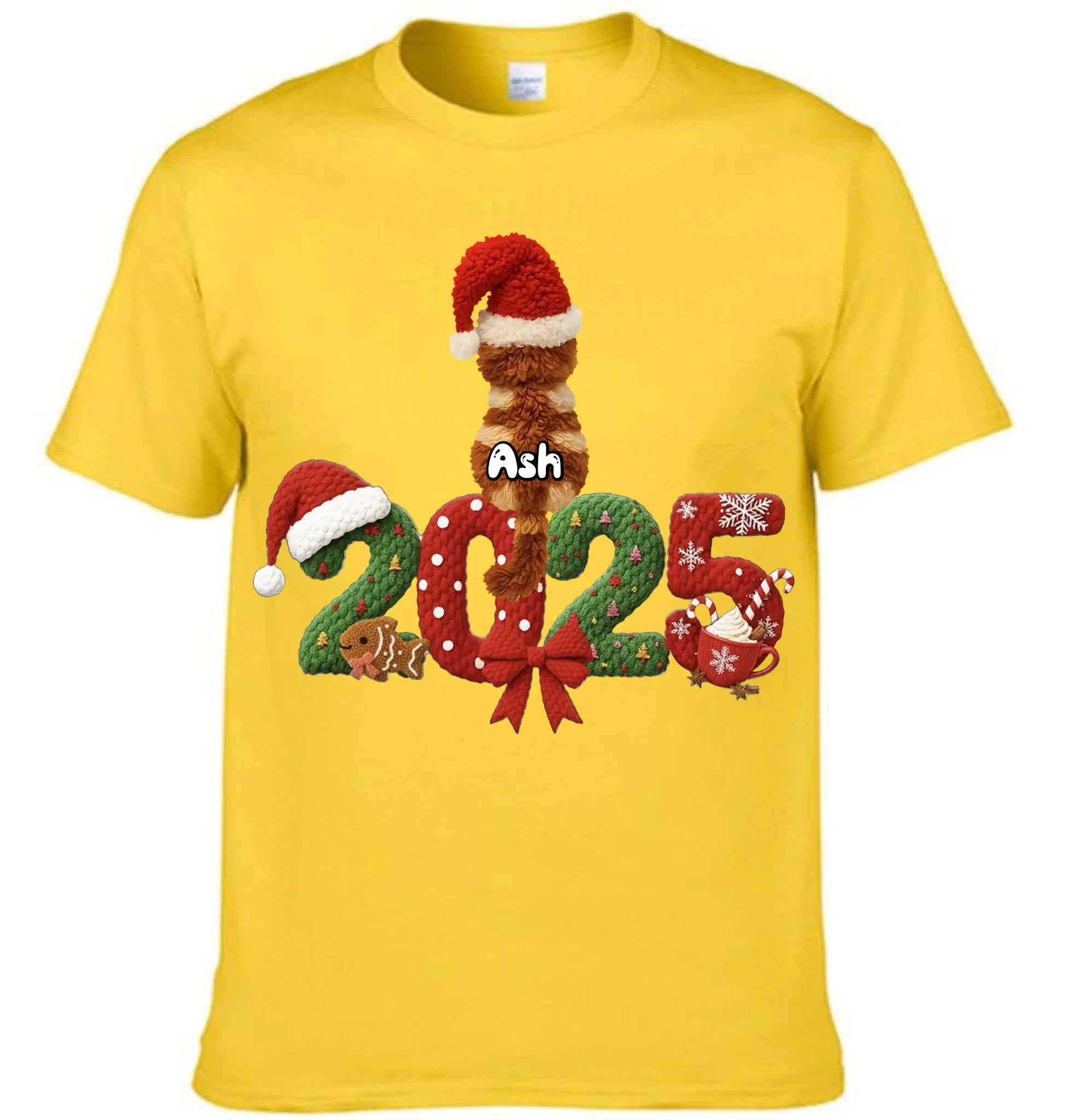 2025 Cat Lovers Latch Hook Yarn Faux Pattern Customized Clothing - Personalized Cats and Names - Christmas Gift For Cat Moms, Cat Dads ,Cat Lovers