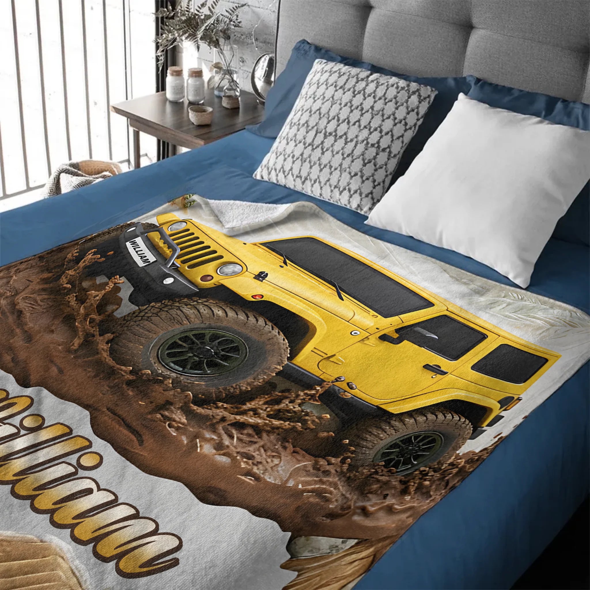 Off-road Customized Blanket - Personalized Name - Gift For Off-road Lovers, Friends