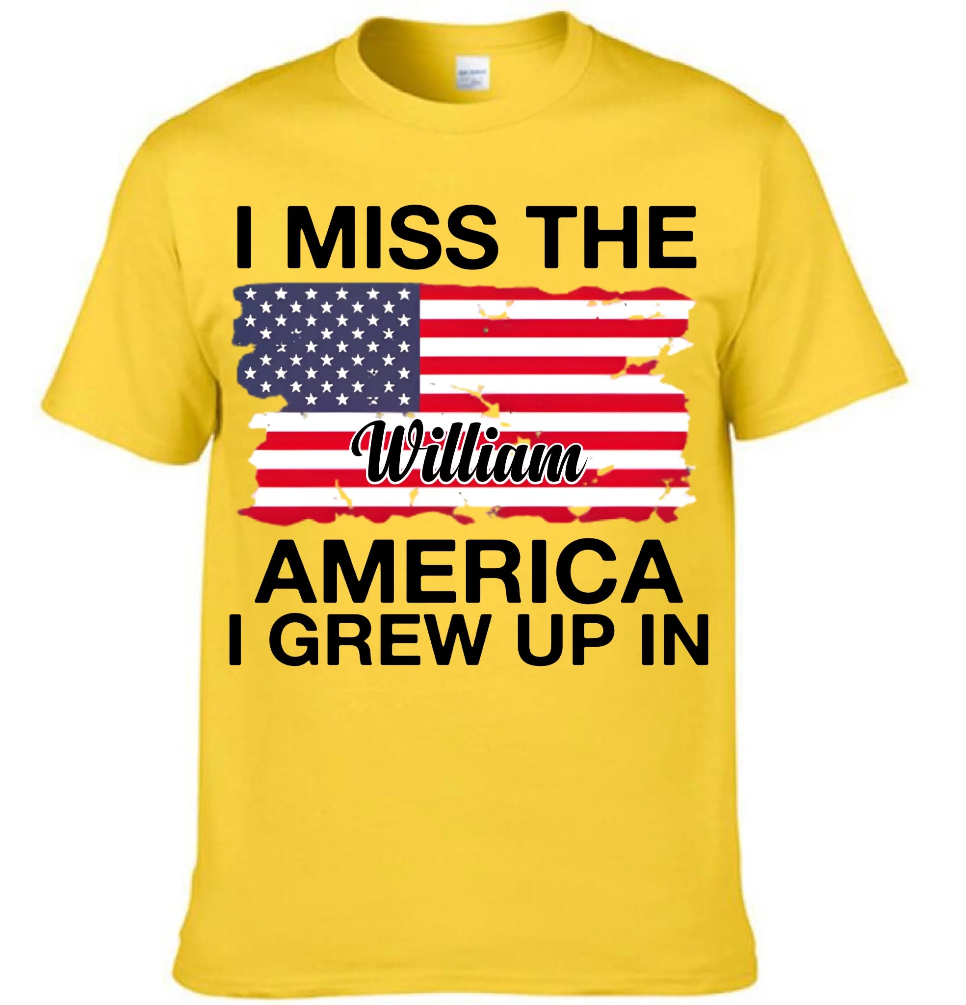 I Miss The America I Grew Up In Customized Clothing - Personalized Name - Gift For Patriot, Friend, Family, Yourself