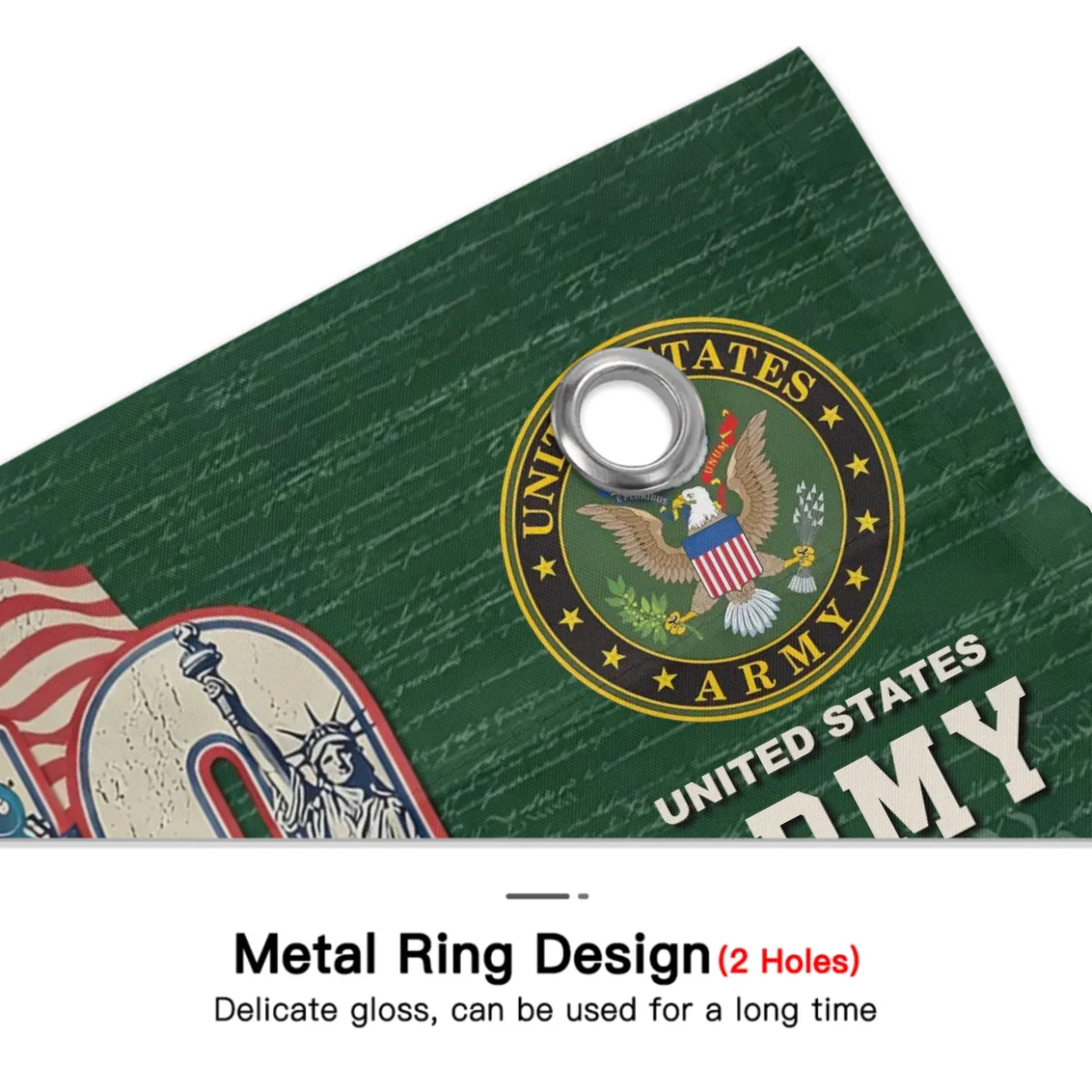 Years Of American Greatness Custom 250 Years Flag - Personalized Name, Years And Branch Patriotic Flag - Gift for Veterans, Patriots, Military Families