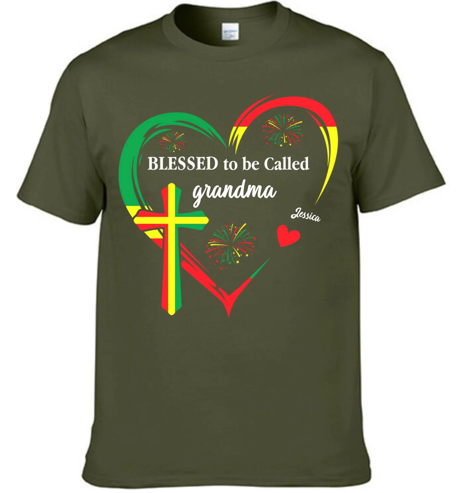 Blessed To Be Called Grandma Customized Clothing - Personalized Title And Kid's Names - Gift For Grandma