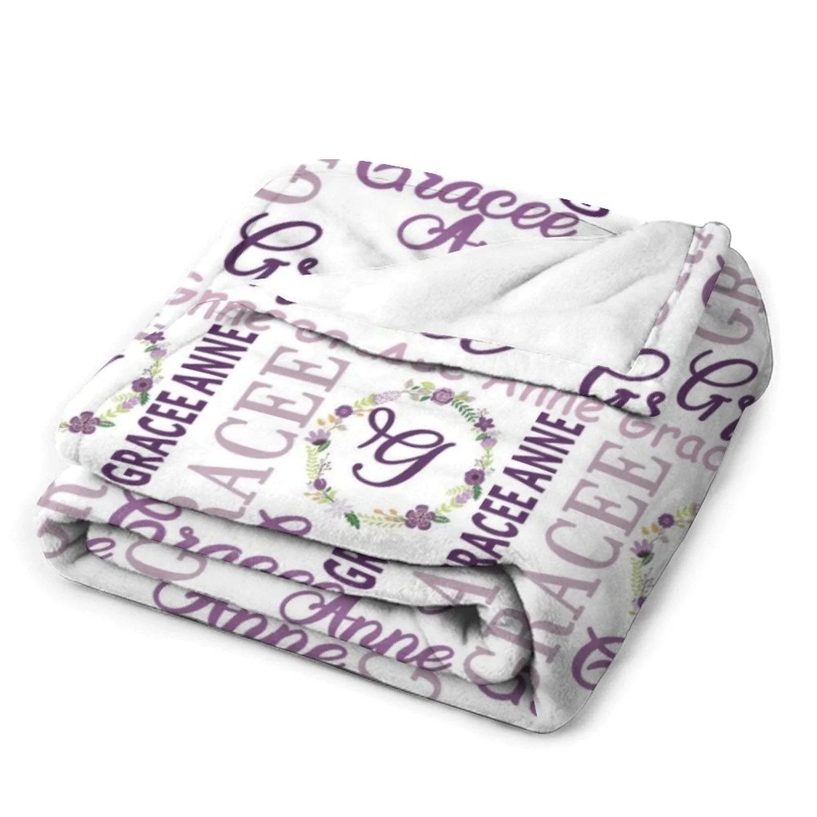 Personalized Baby Name Blanket - Baby Shower Gift - Joliny