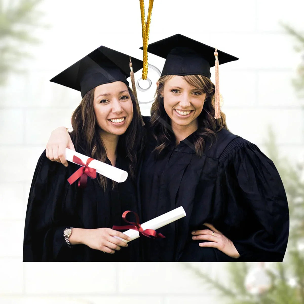 Custom Graduation Photo - Personalized Custom Shaped Acrylic Ornament - Graduation Gift Xmas Gift - Joliny