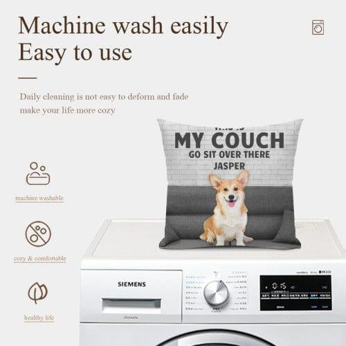 Custom Photo Personalized Pillow - This Is My Couch - Gift For Pet Lovers - Joliny